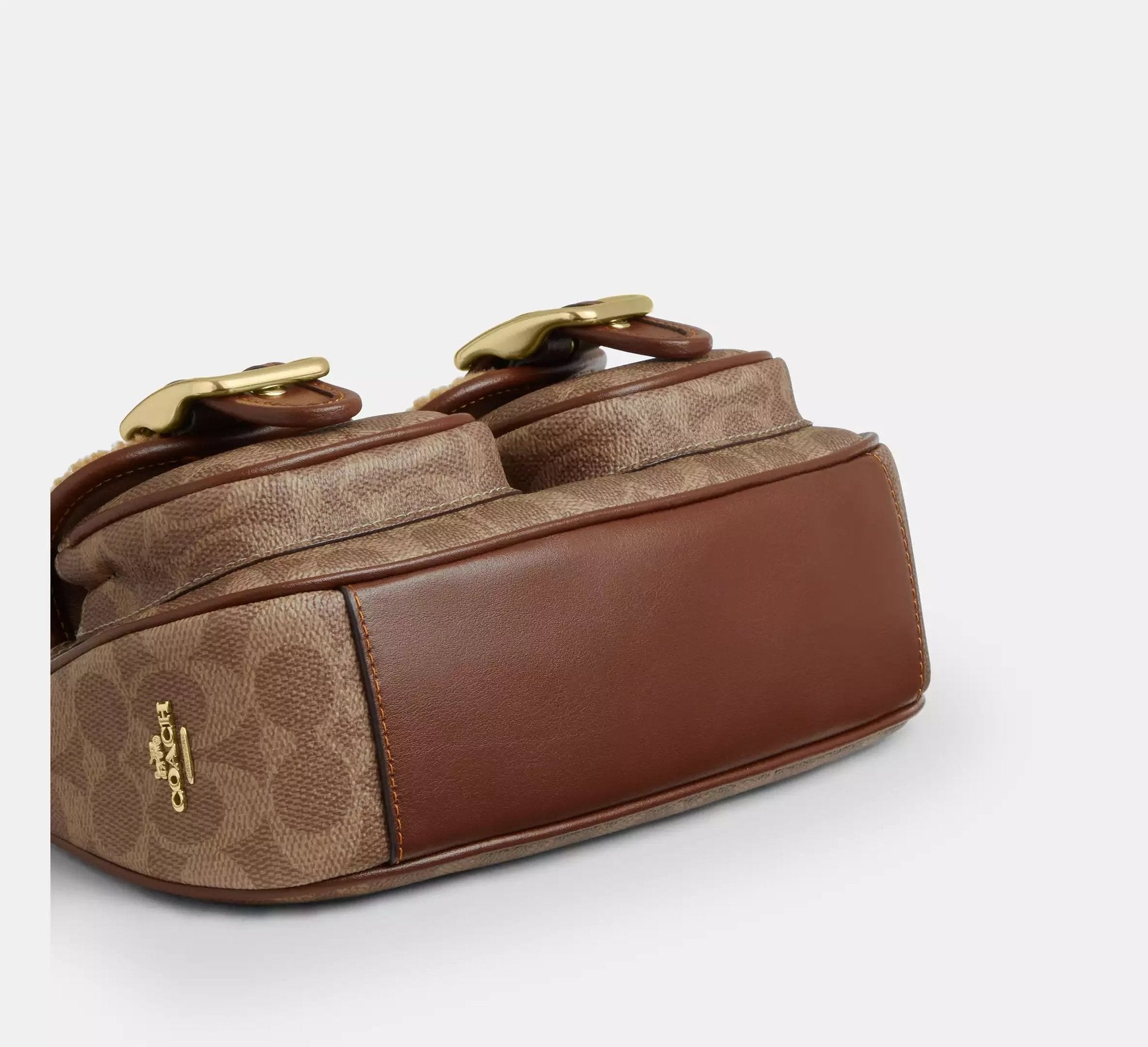 Coach Ashton Bag With Signature – Gold/Tan/Vintage Brown - Sneaker Türkiye