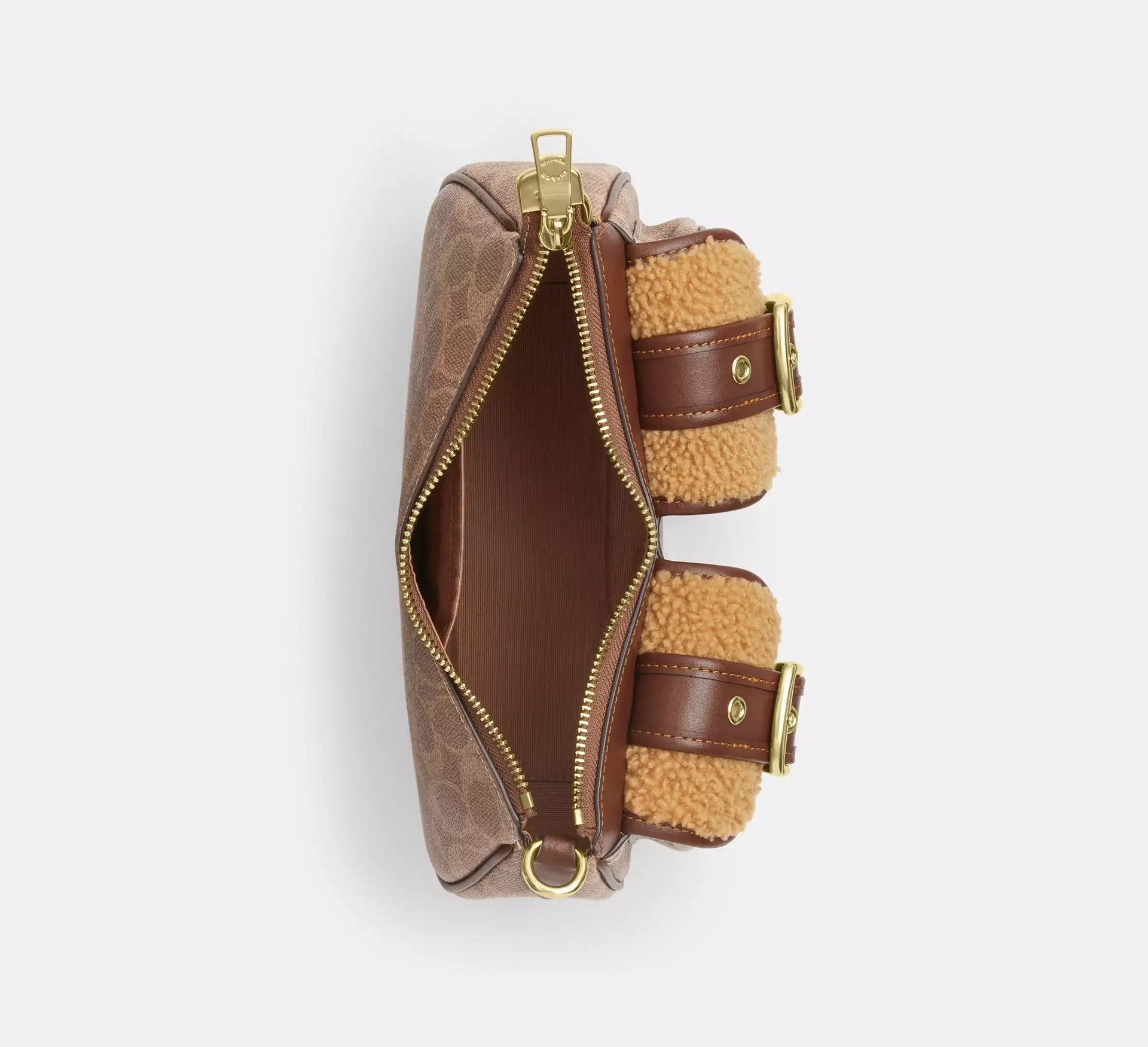 Coach Ashton Bag With Signature – Gold/Tan/Vintage Brown - Sneaker Türkiye