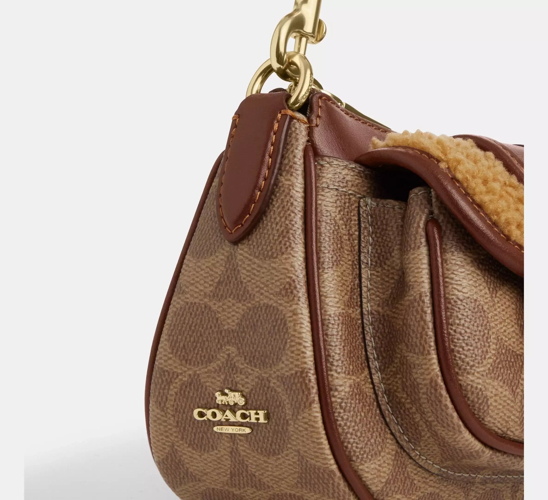 Coach Ashton Bag With Signature – Gold/Tan/Vintage Brown - Sneaker Türkiye
