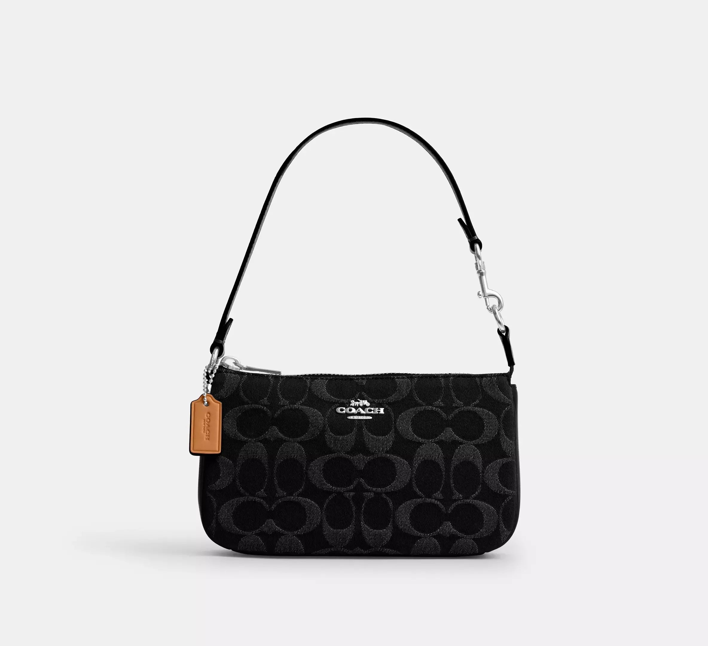 Coach Nolita 19 In Signature Denim – Silver/Black - Sneaker Türkiye