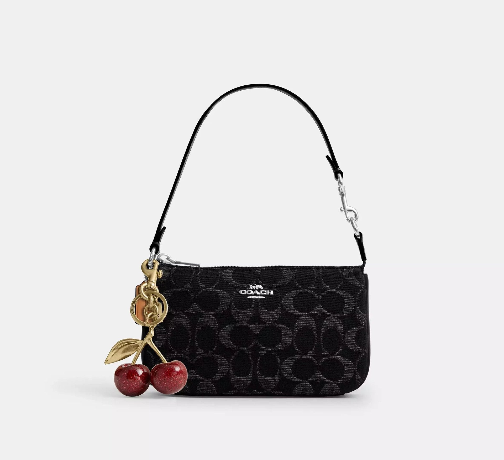 Coach Nolita 19 In Signature Denim – Silver/Black - Sneaker Türkiye
