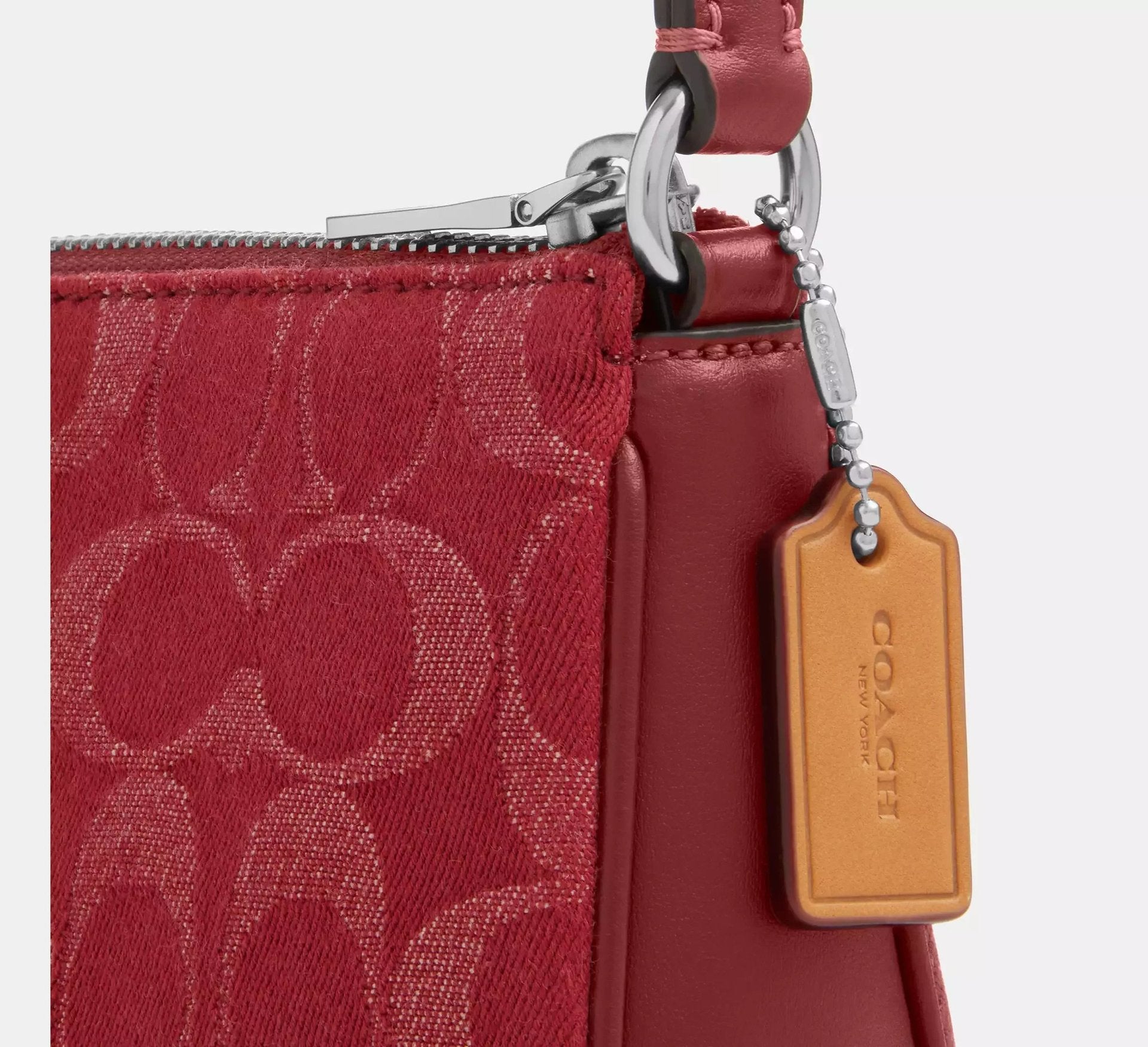 Coach Nolita 19 In Signature Denim – True Red - Sneaker Türkiye