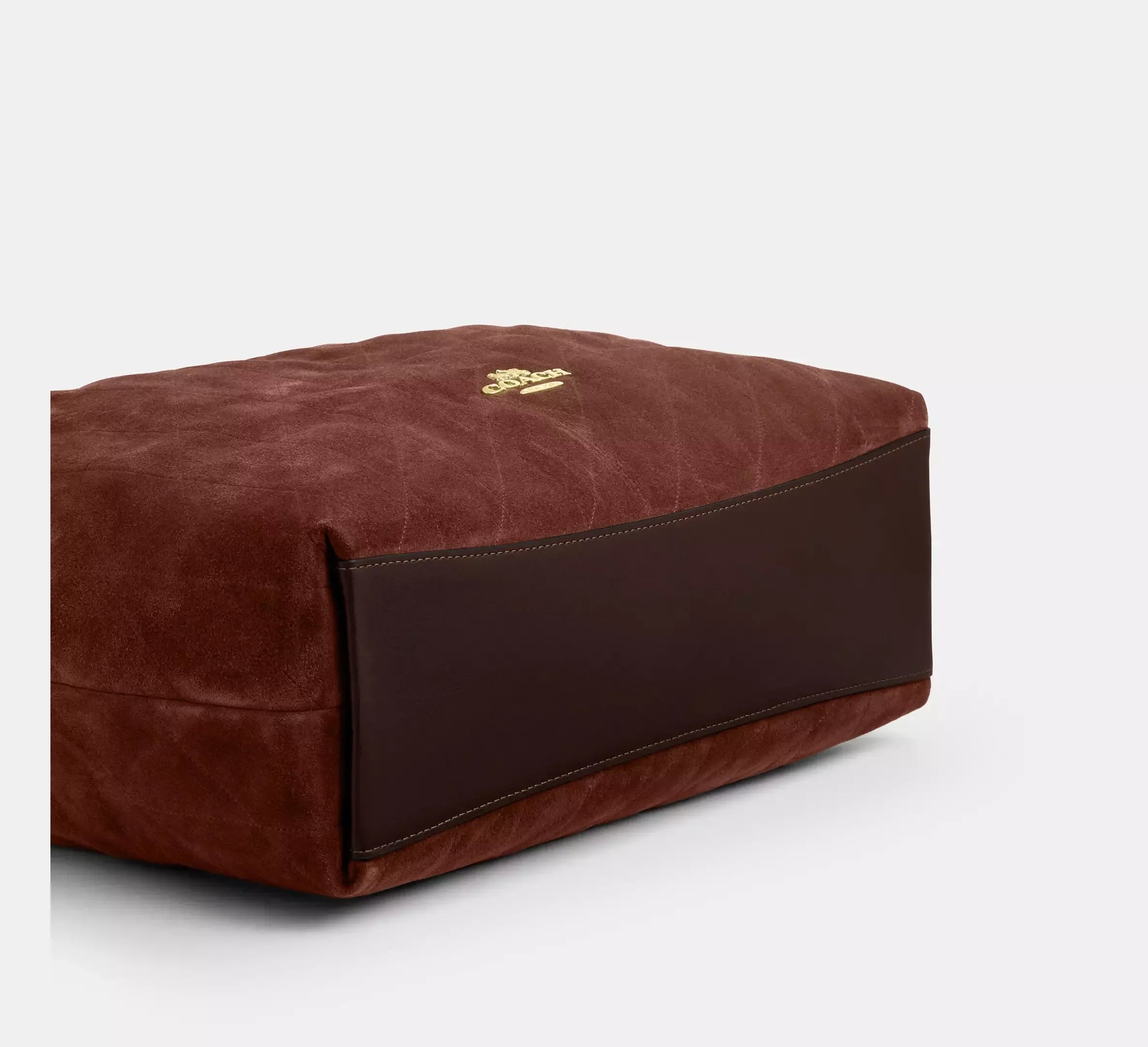 Coach Evelyn Large Shoulder Bag With Quilting – Gold/Vintage Brown/Maple - Sneaker Türkiye