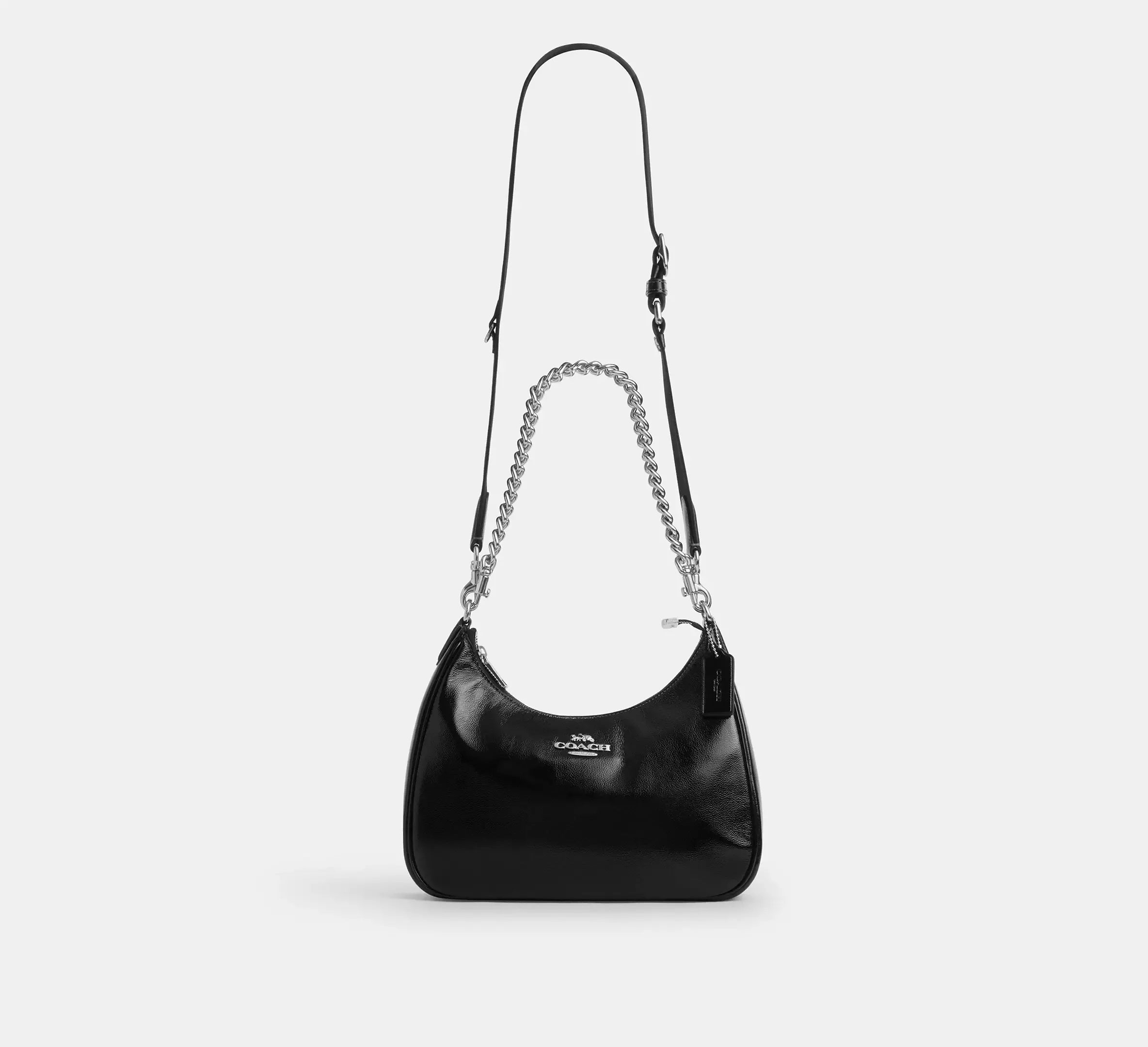 Coach Teri Hobo Bag With Pouch – Silver - Sneaker Türkiye