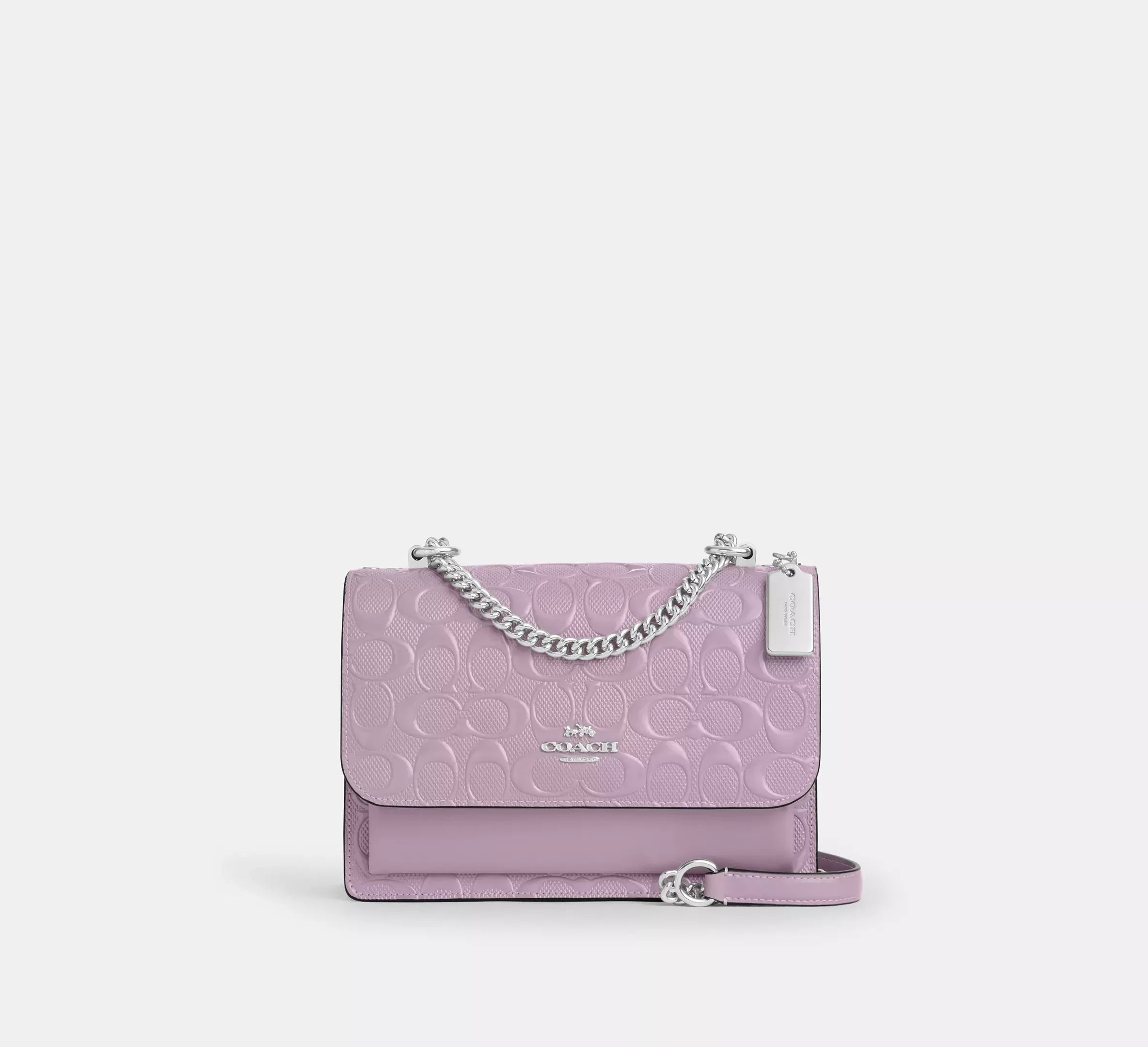 Coach Klare Crossbody Bag In Signature Leather – Silver - Sneaker Türkiye