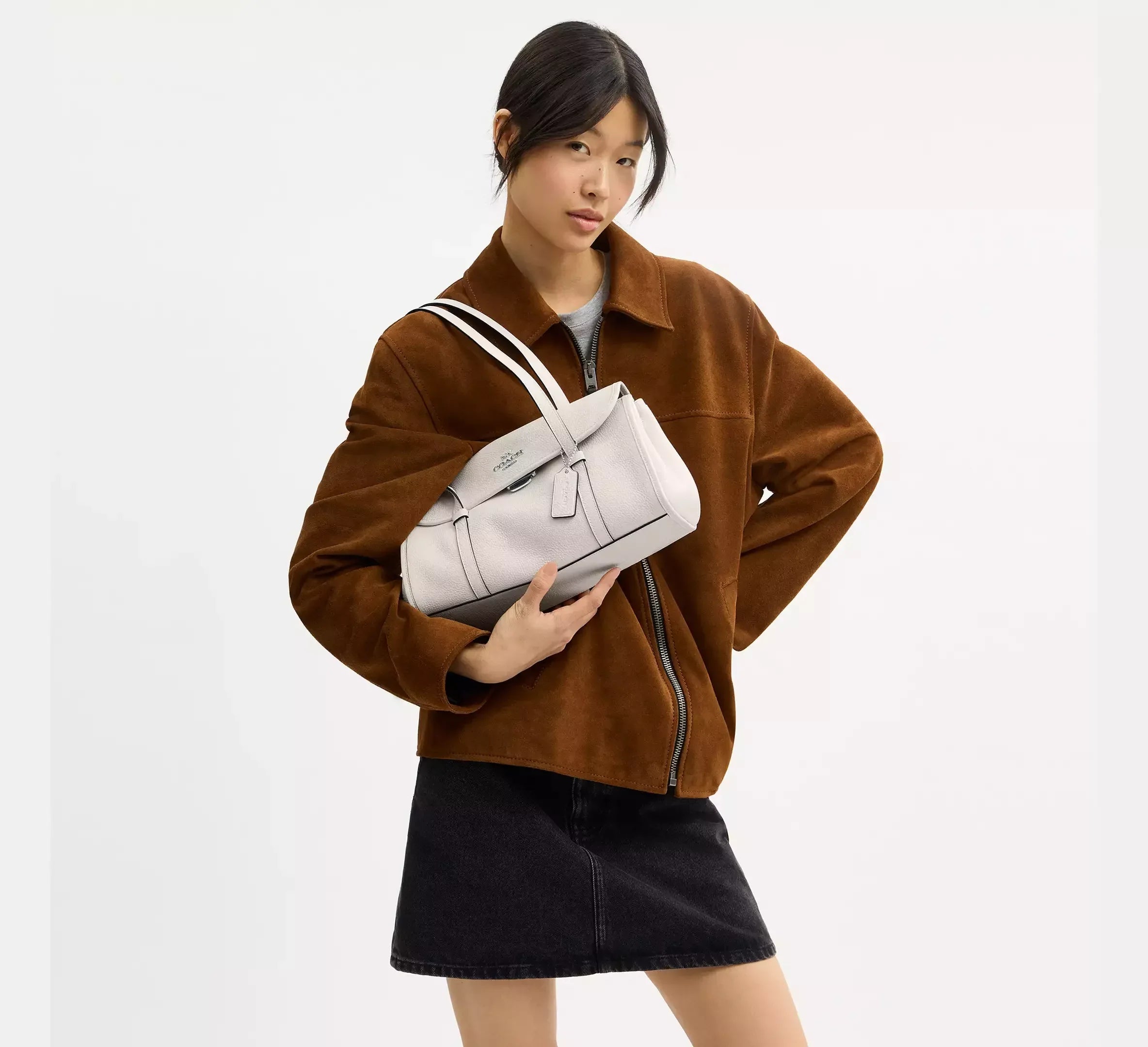 Coach Bridget Flap Shoulder Bag – Silver - Sneaker Türkiye