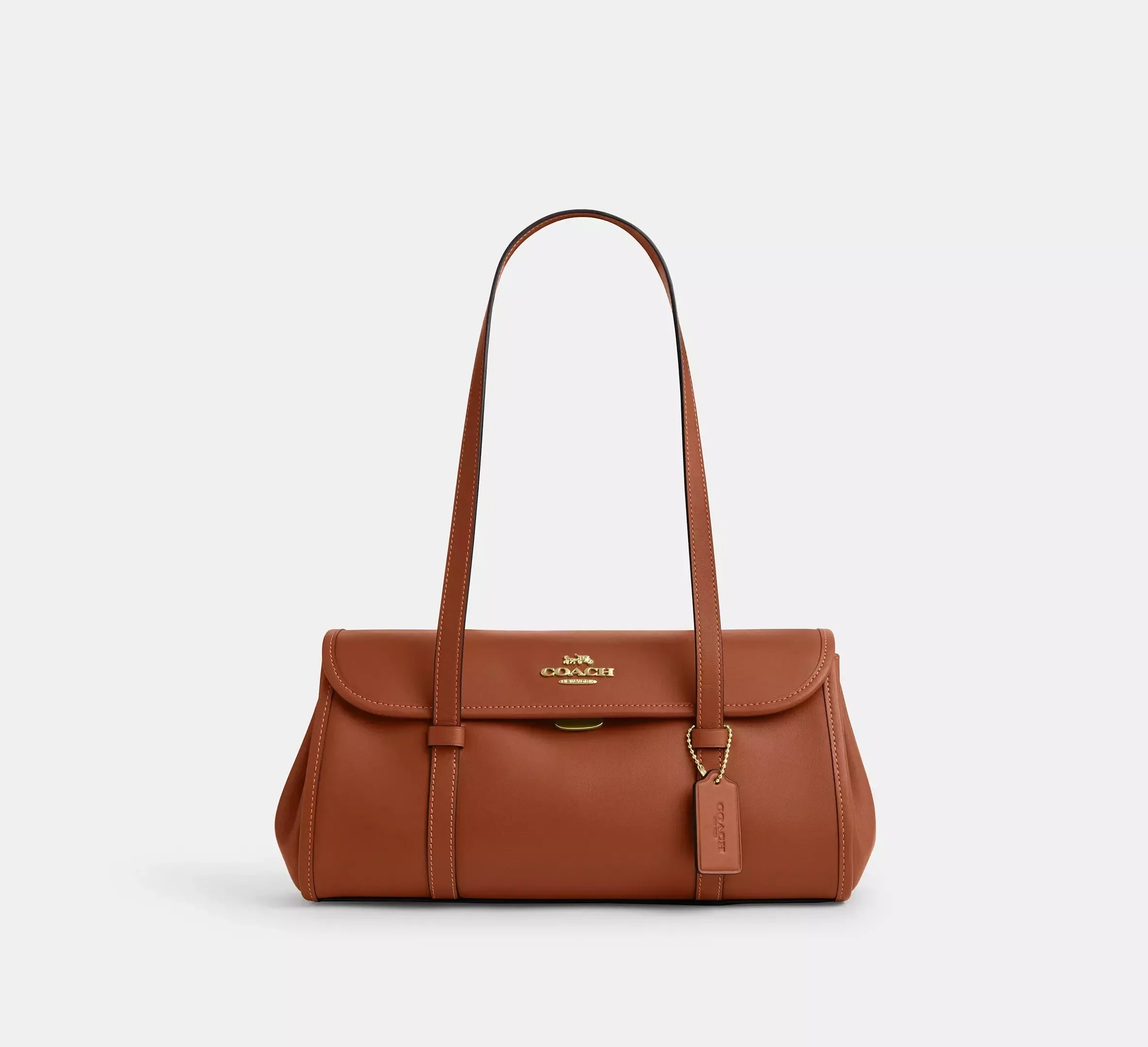 Coach Bridget Flap Shoulder Bag – Gold/Tan - Sneaker Türkiye