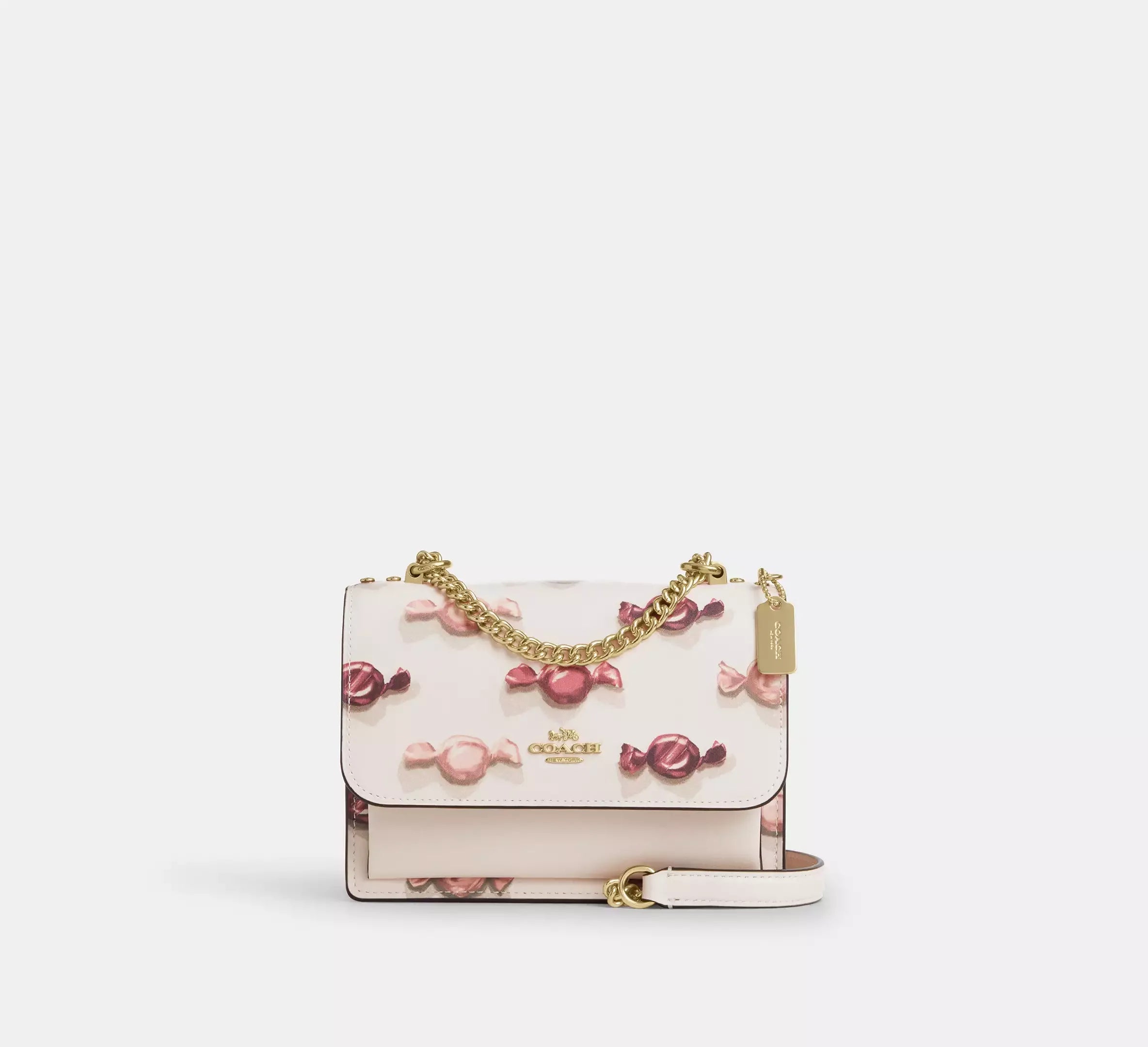 Coach Mini Klare Crossbody Bag With Candy Print – Gold/Chalk/Chalk - Sneaker Türkiye