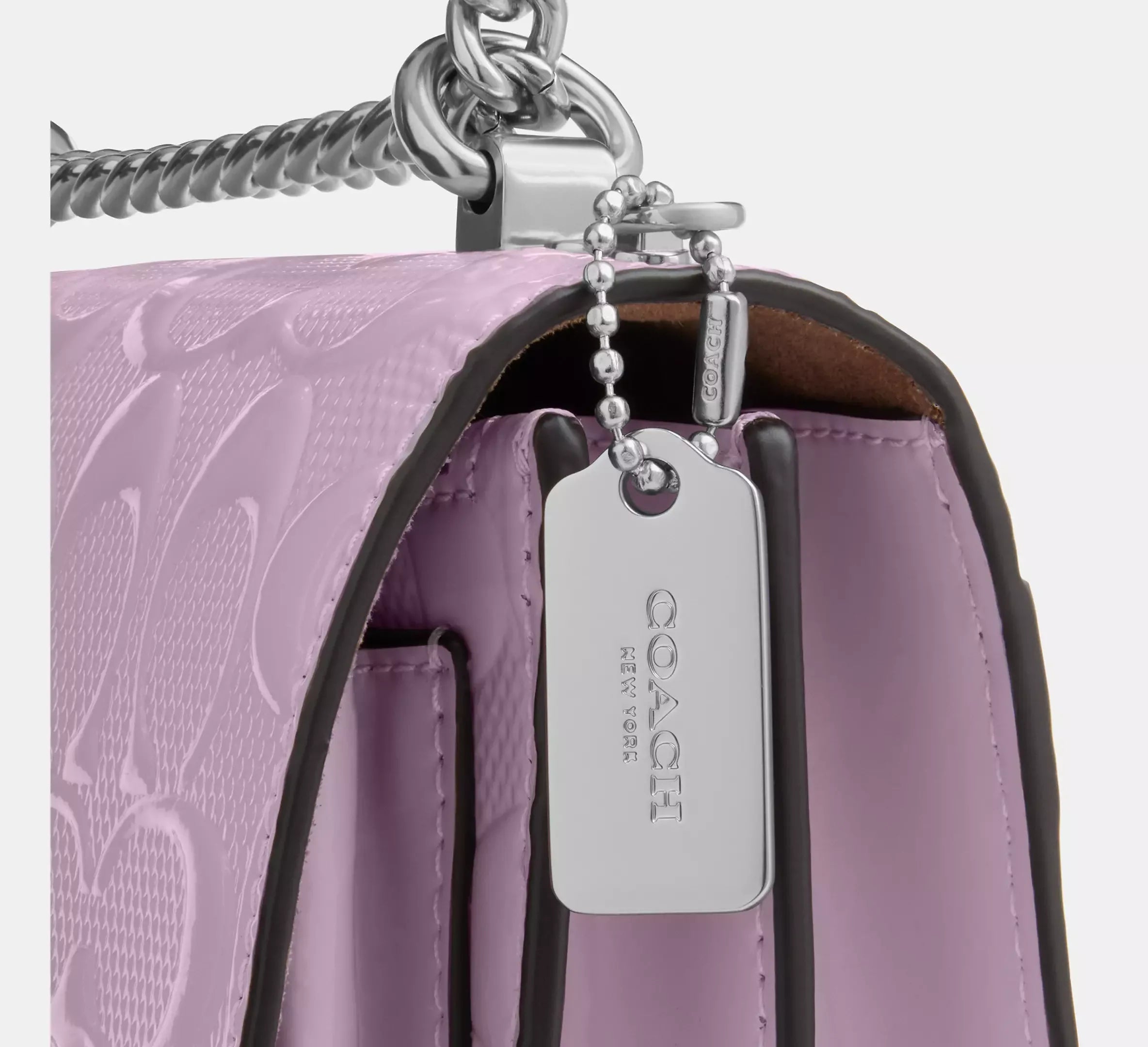 Coach Mini Klare Crossbody Bag In Signature Leather – Silver - Sneaker Türkiye