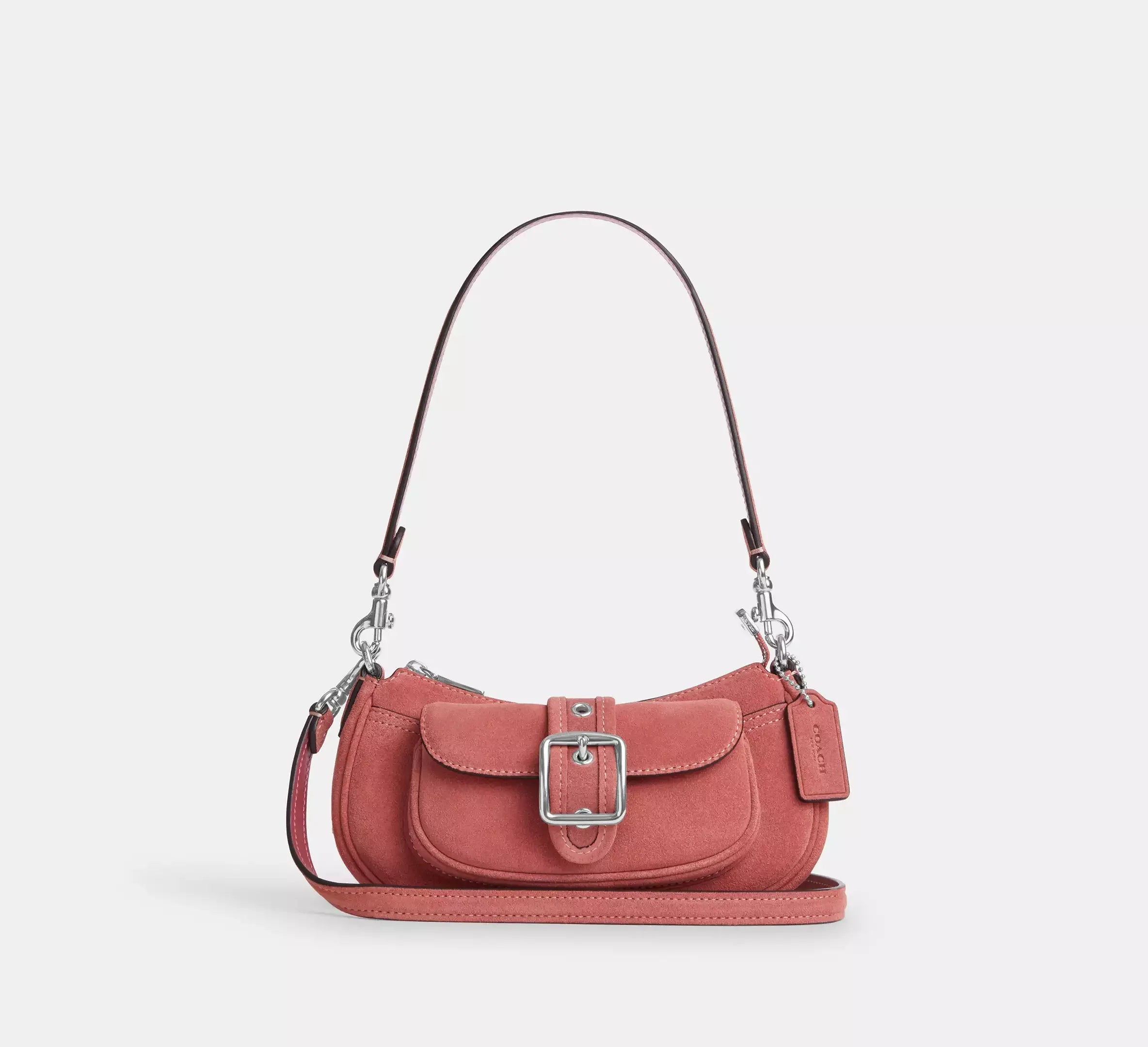 Coach Ashton Mini Shoulder Bag – Silver/Pink - Sneaker Türkiye