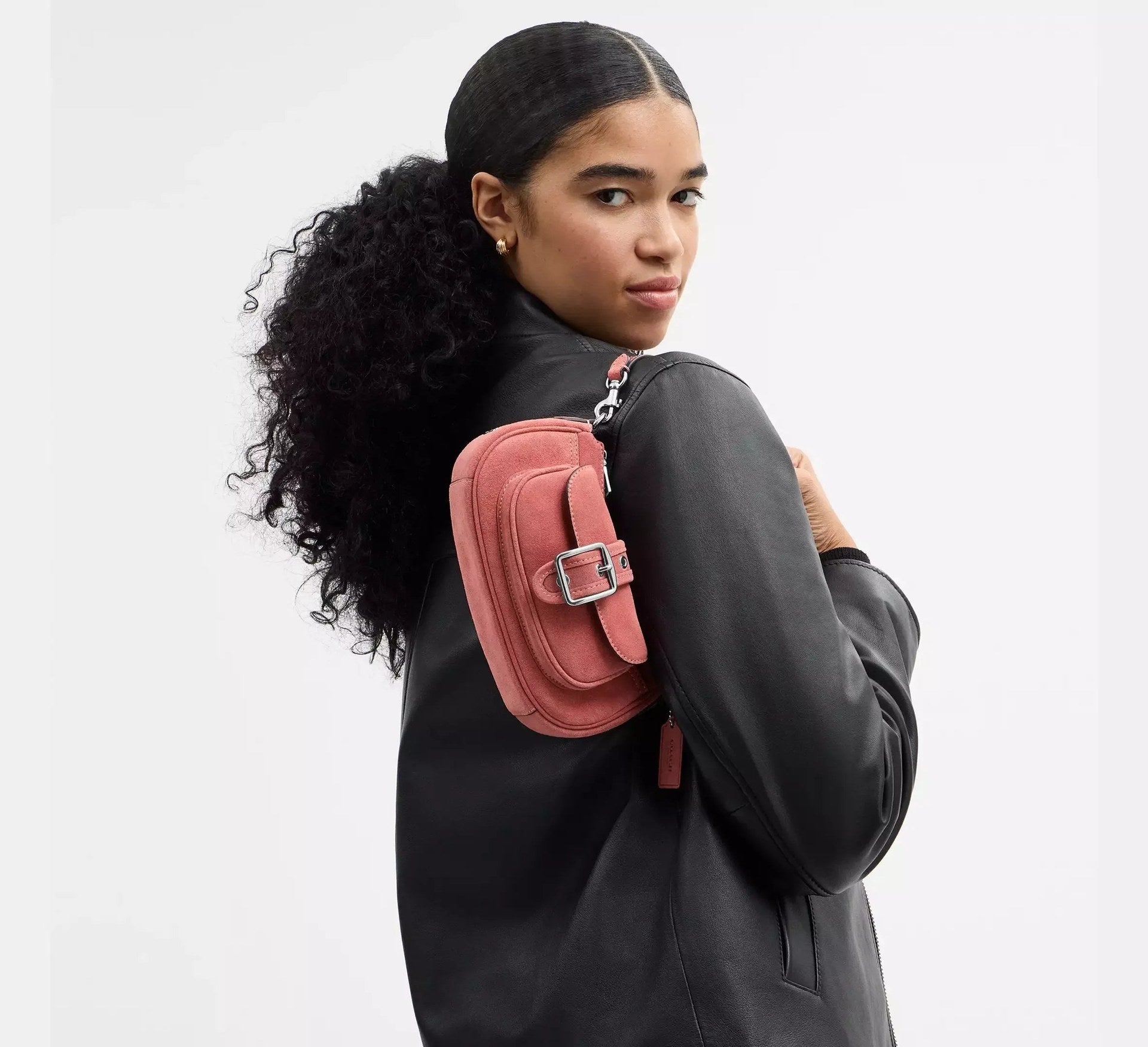 Coach Ashton Mini Shoulder Bag – Silver/Pink - Sneaker Türkiye
