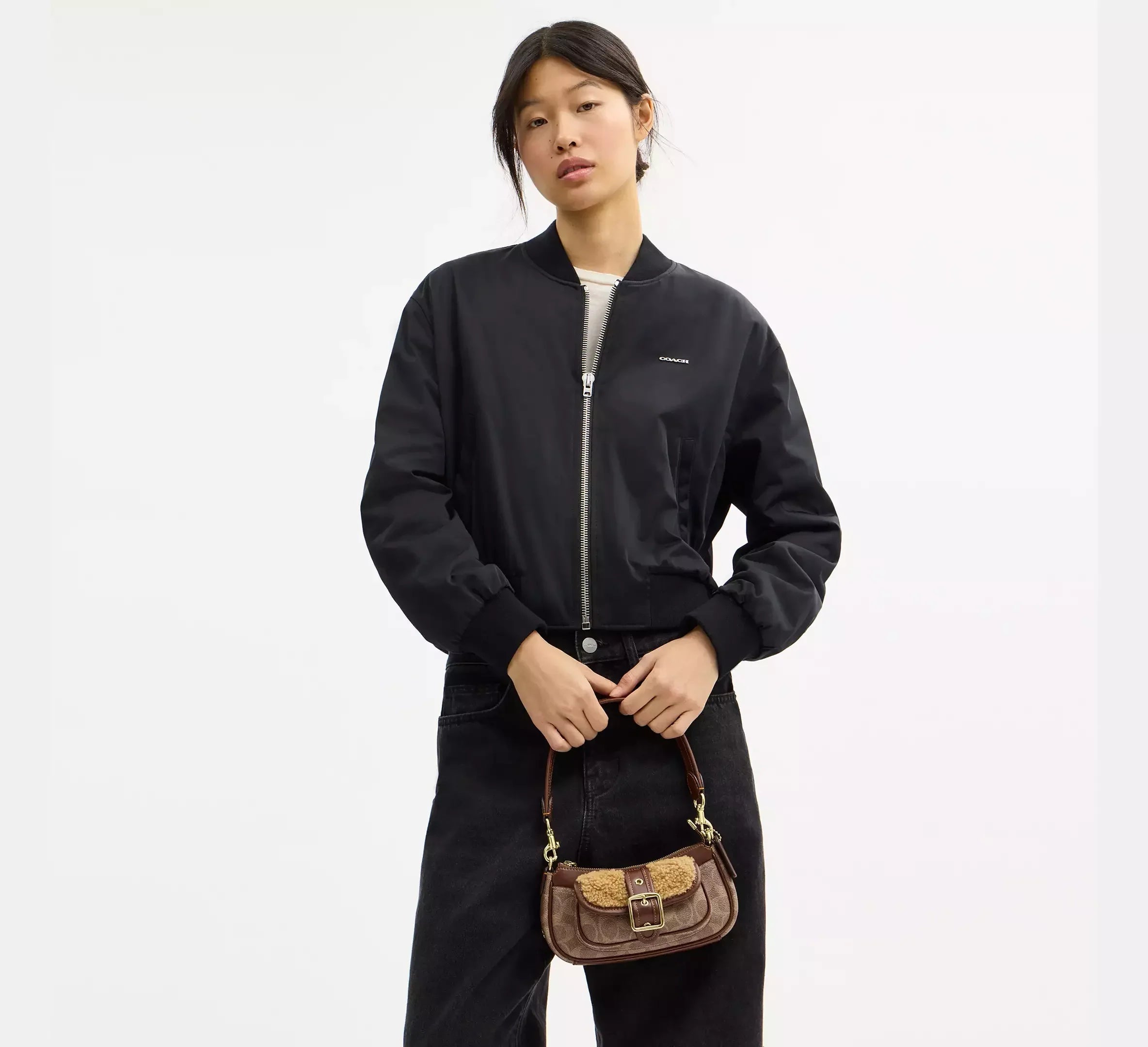Coach Ashton Mini Shoulder Bag In Signature – Gold/Tan/Vintage Brown - Sneaker Türkiye
