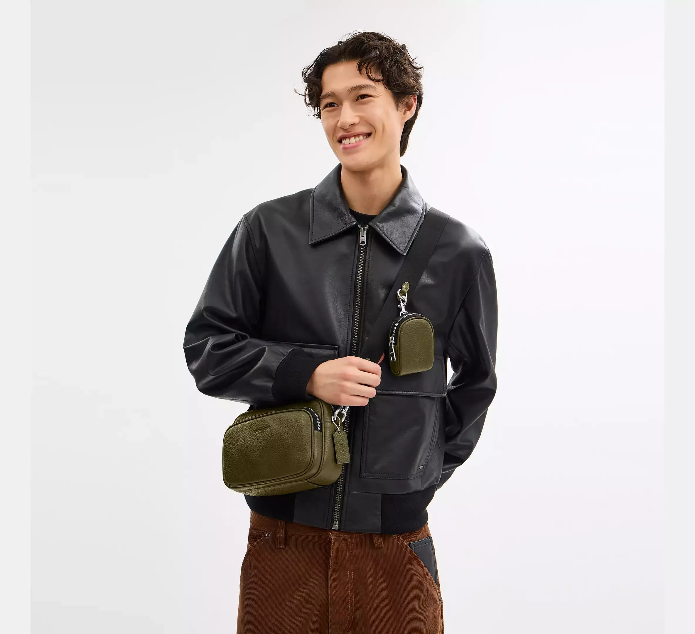 Coach Finlay Crossbody Bag – Silver/Olive - Sneaker Türkiye