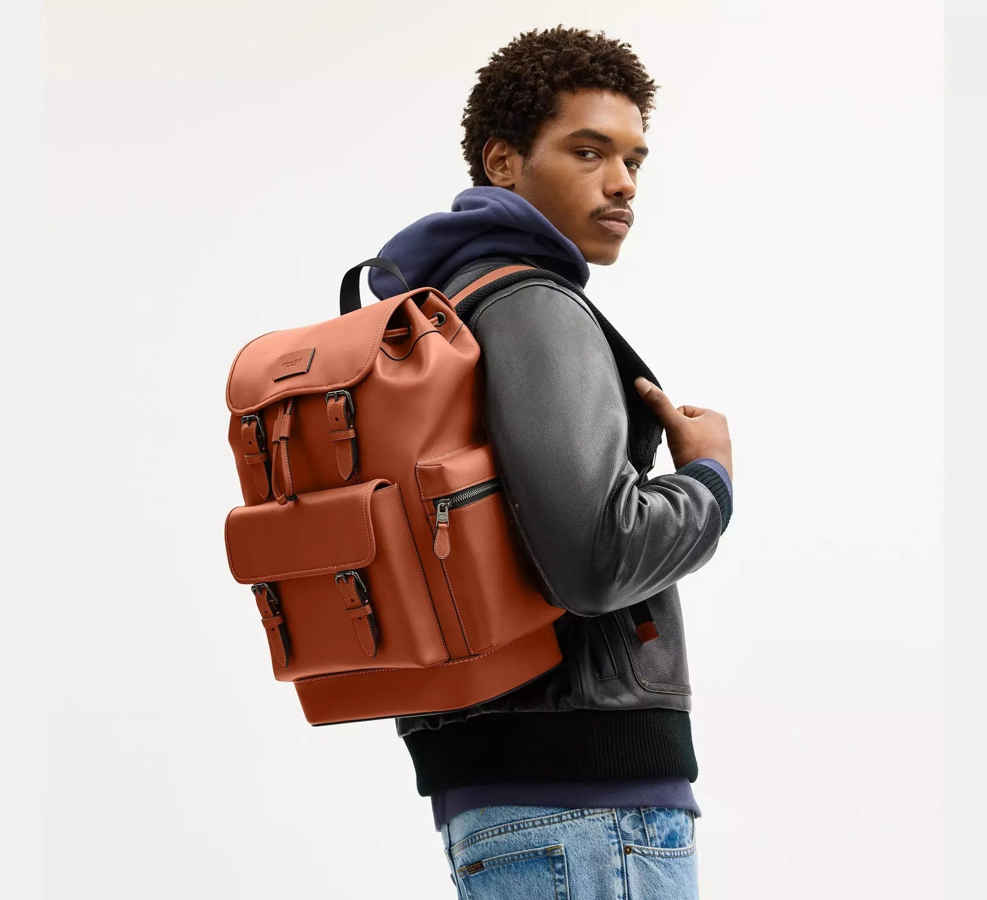 Coach Sprint Backpack – Gunmetal/Tan - Sneaker Türkiye