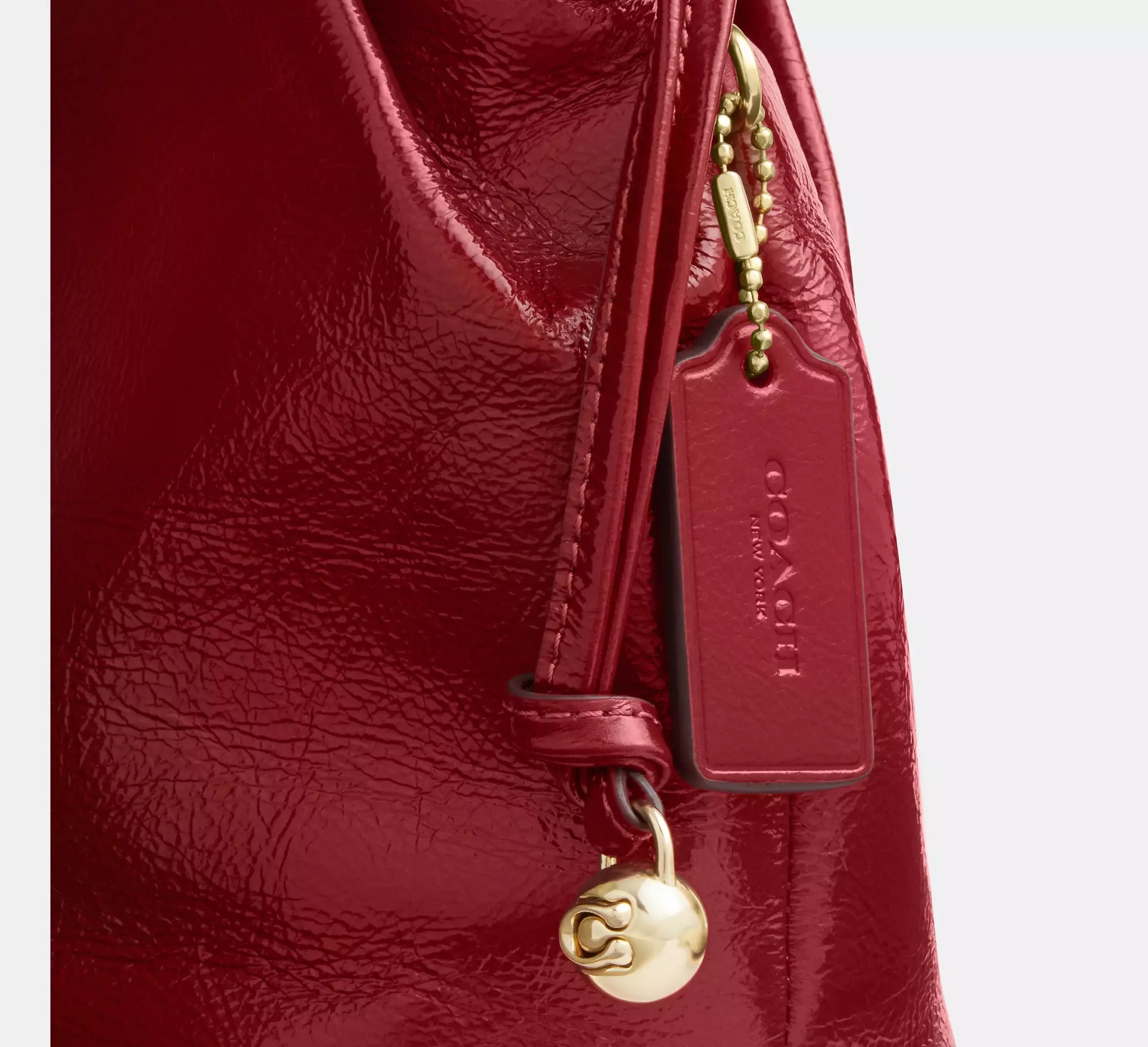 Coach Faye Mini Drawstring Bag – Gold/Dark Cardinal - Sneaker Türkiye