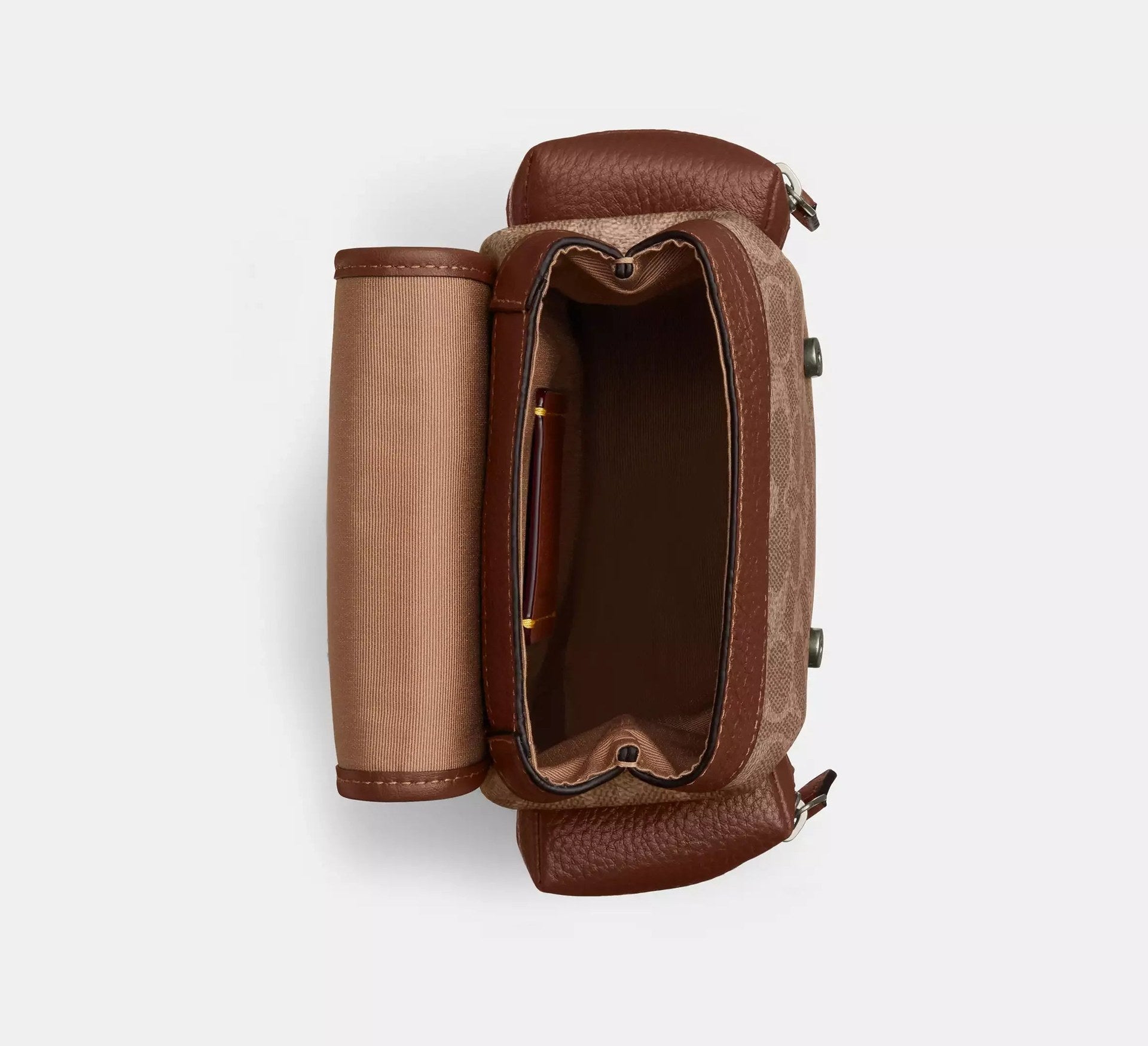 Coach Sprint Sling Pack In Signature – Gunmetal/Tan/Vintage Brown - Sneaker Türkiye