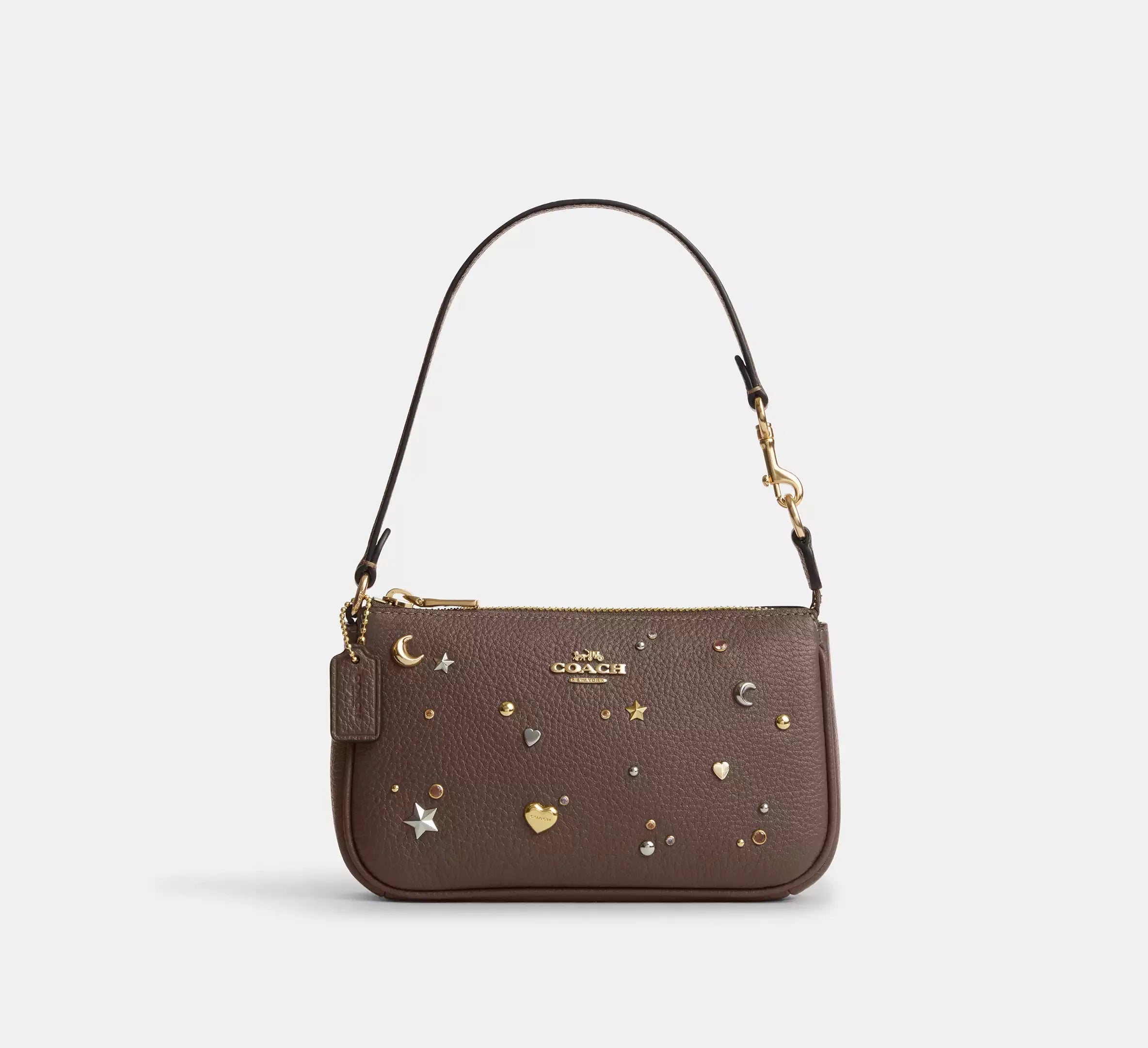 Coach Nolita 19 With Rivets – Gold/Dark Stone Multi - Sneaker Türkiye