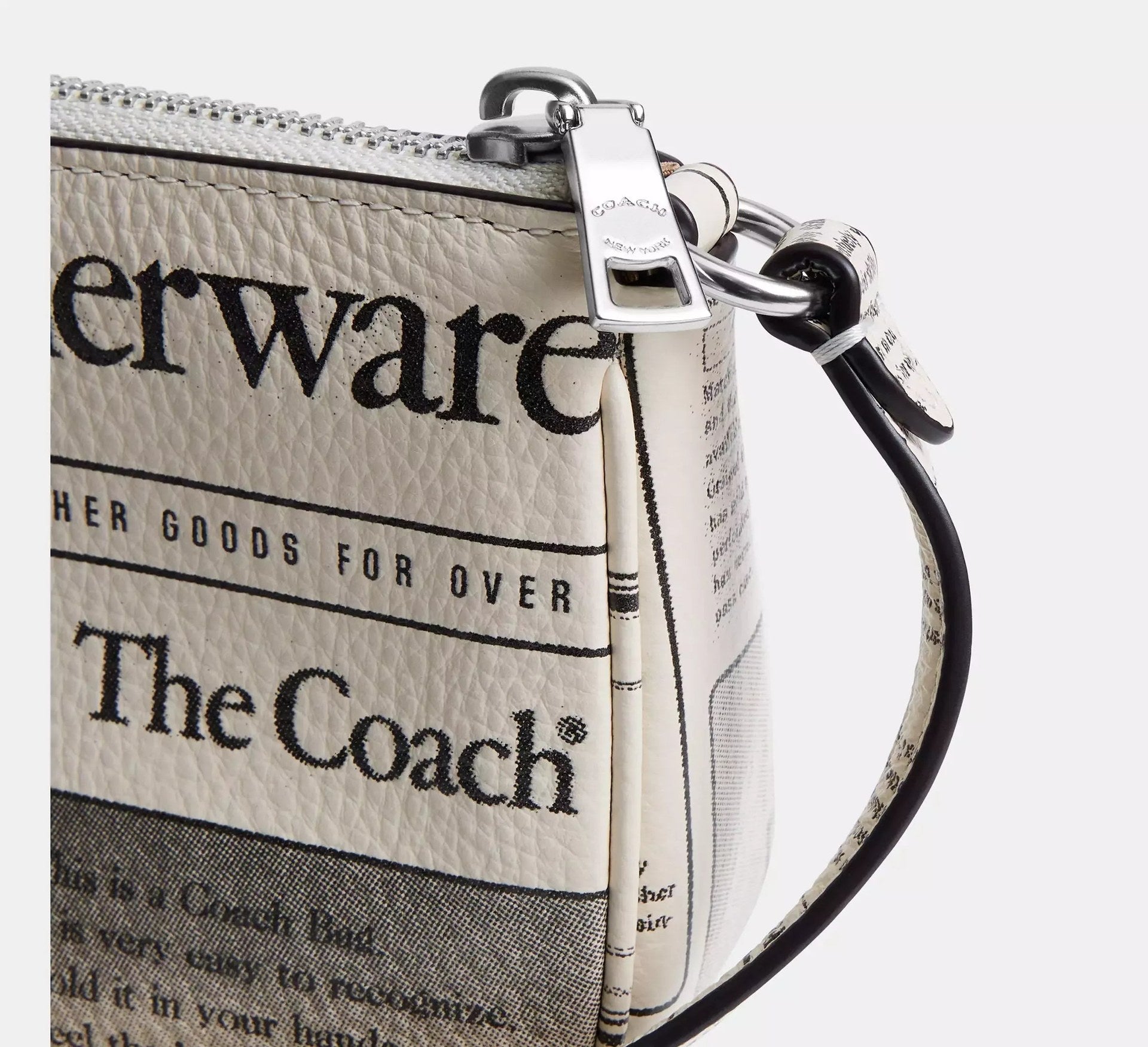 Coach Nolita 19 With Newspaper Print – Silver/Chalk Multi - Sneaker Türkiye