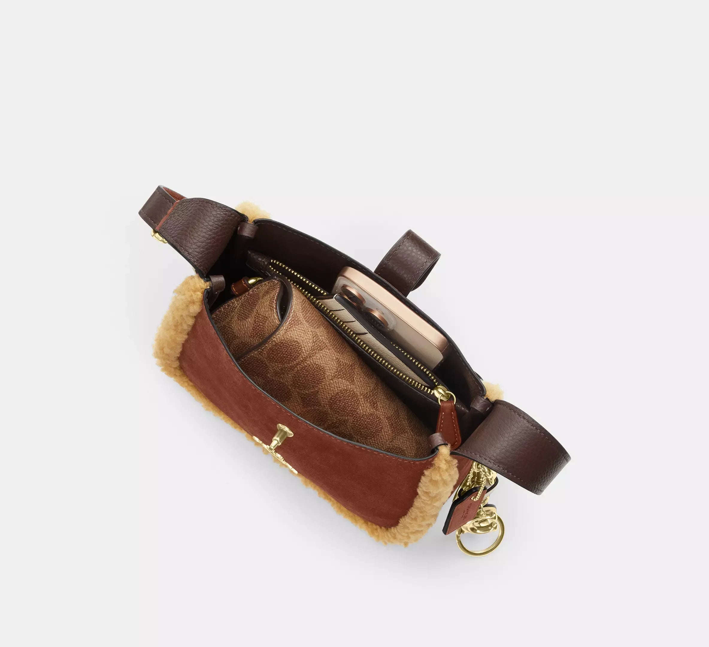 Coach Hadley Mini Crossbody Bag – Im/Vintage Brown Multi - Sneaker Türkiye