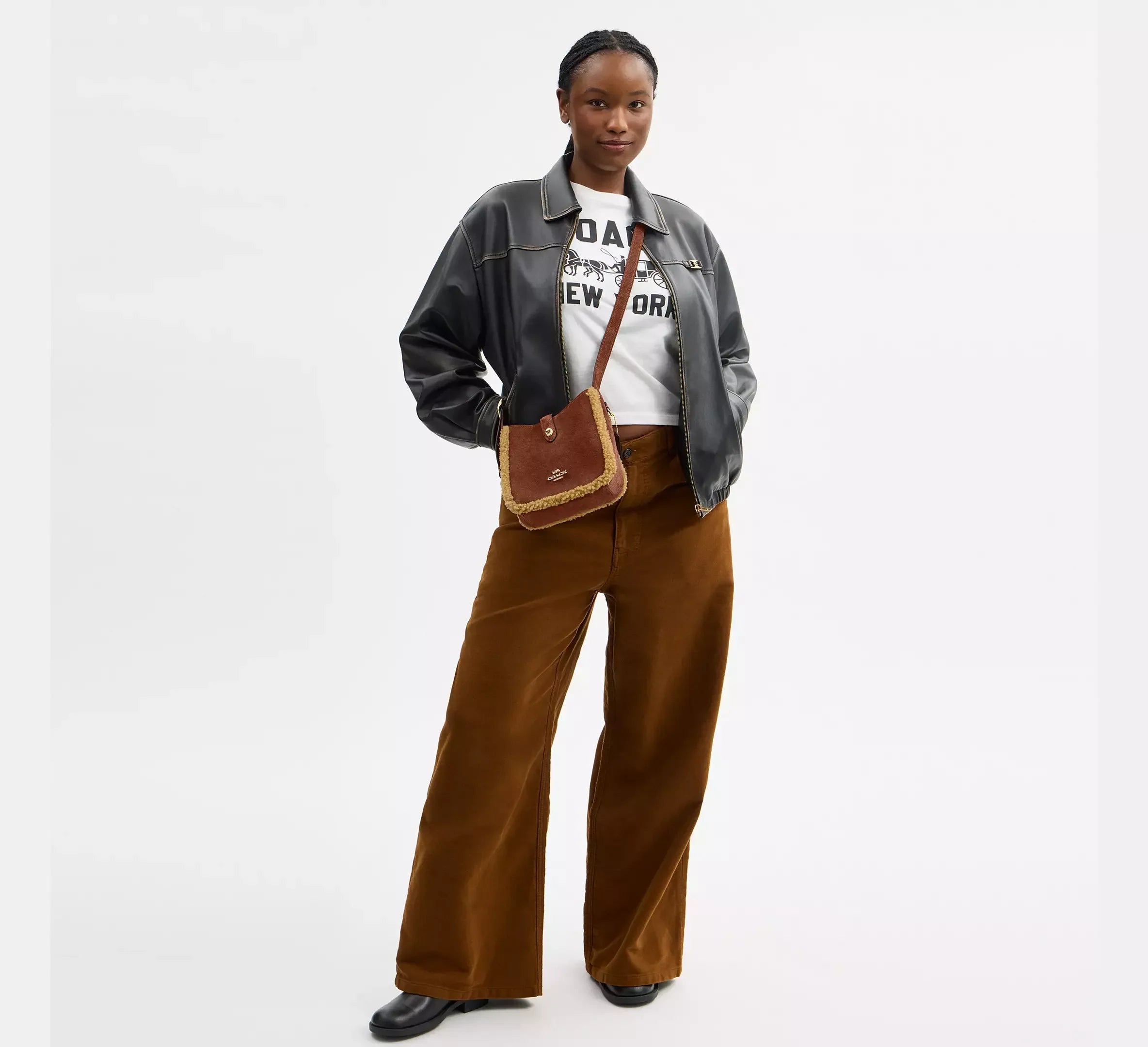 Coach Hadley Mini Crossbody Bag – Im/Vintage Brown Multi - Sneaker Türkiye