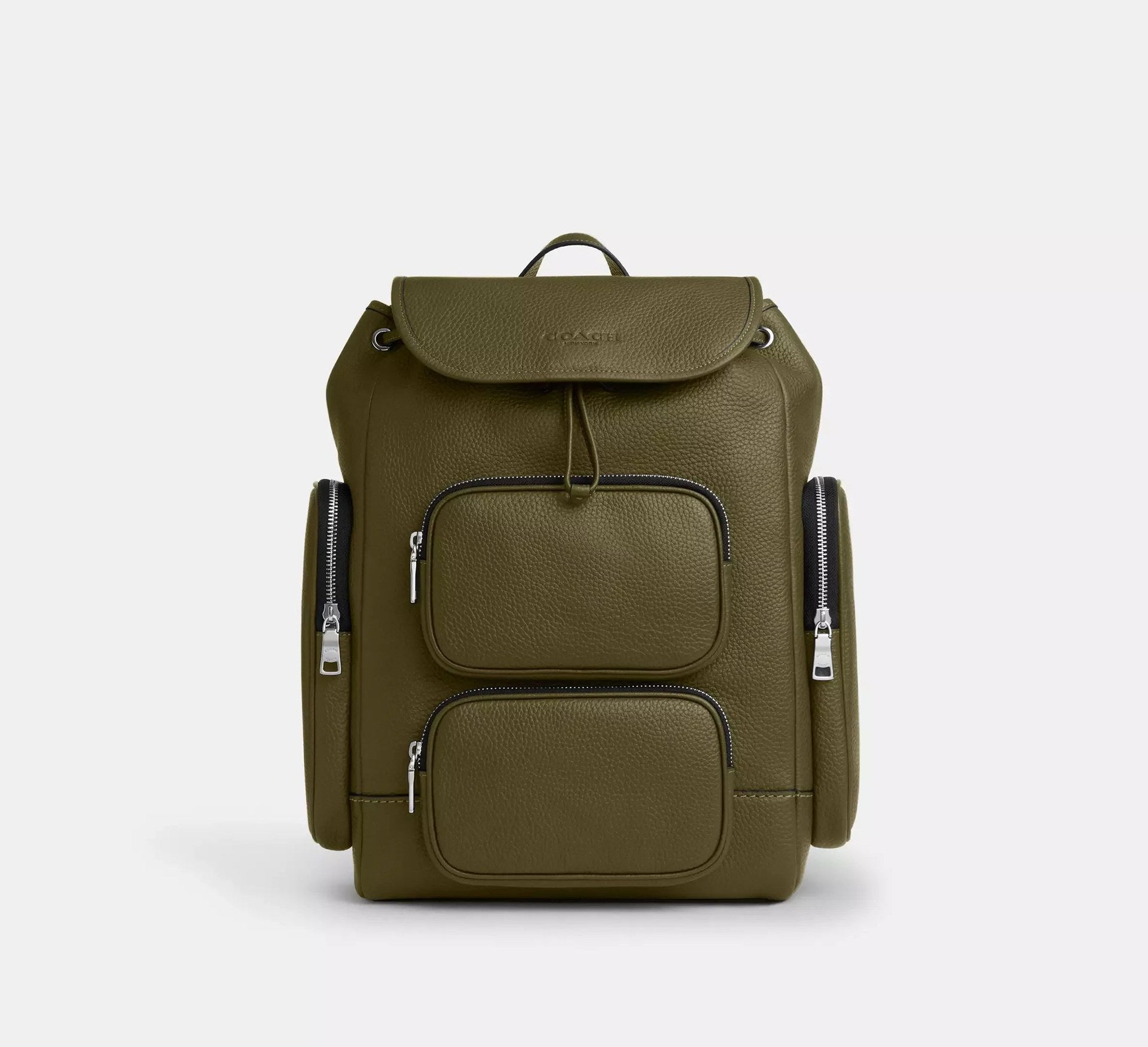 Coach Finn Backpack Silver/Olive - Sneaker Türkiye
