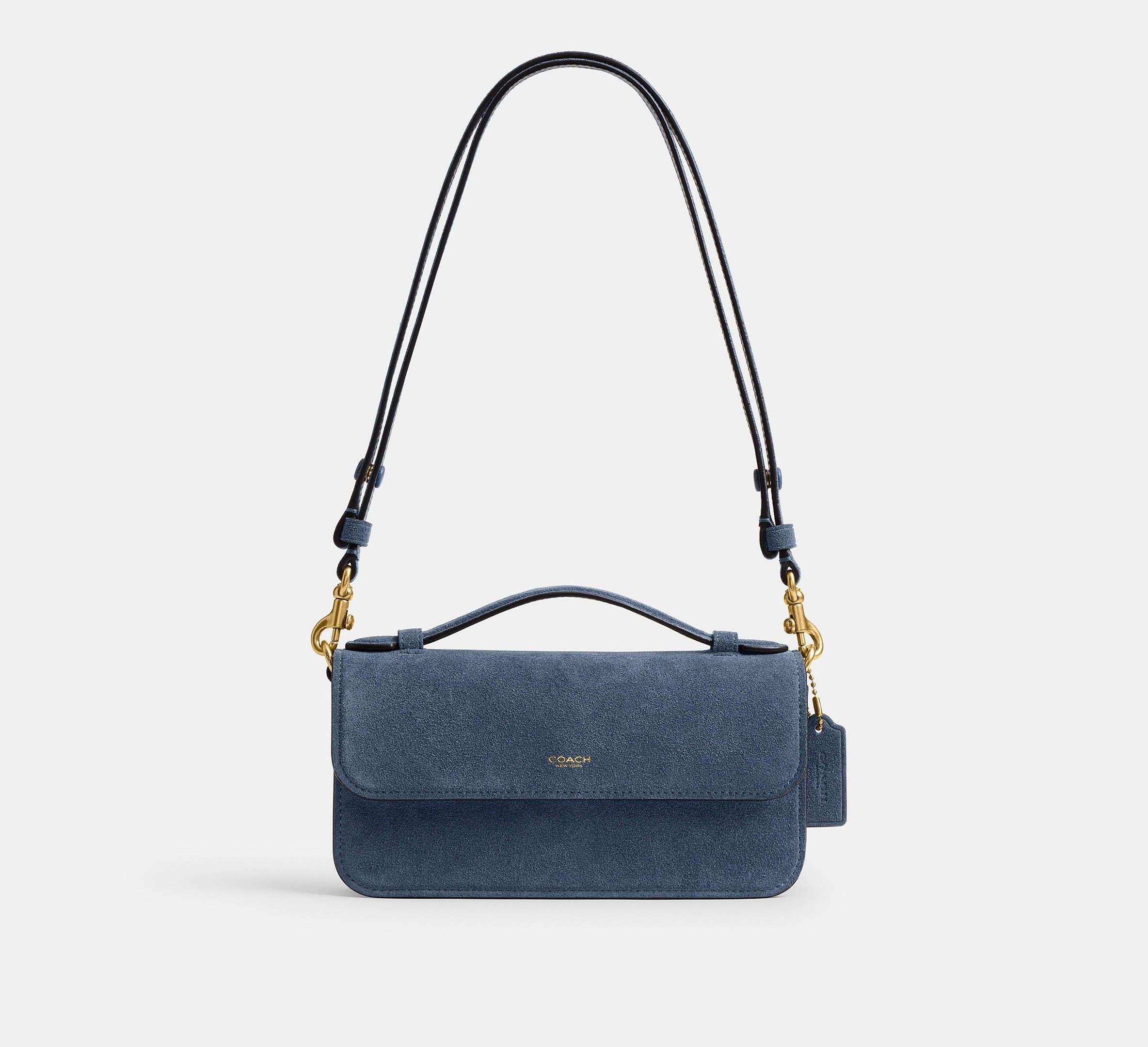 Coach Elora Top Handle Crossbody Bag SEZON – Brass/Light Denim - Sneaker Türkiye