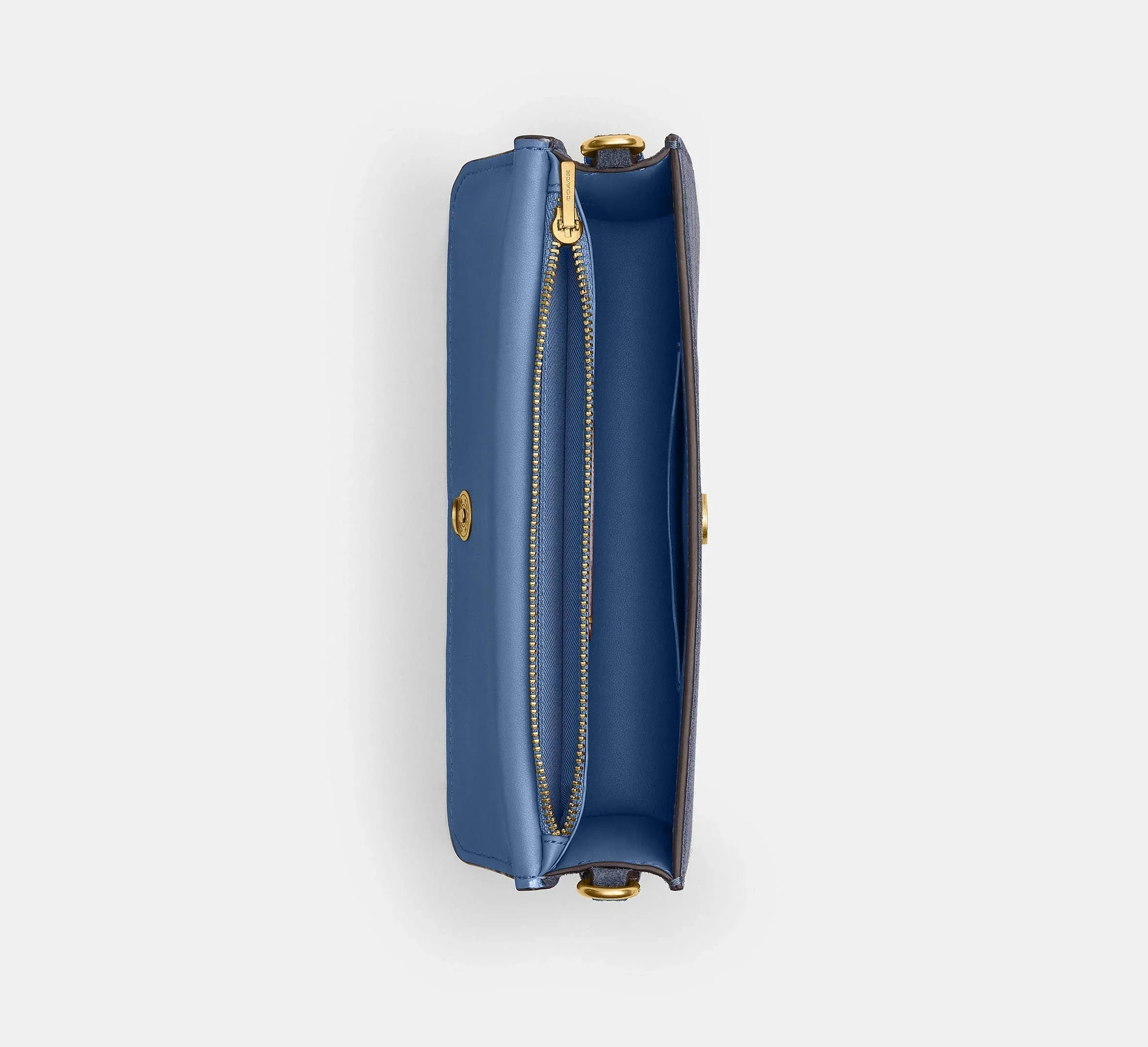 Coach Elora Top Handle Crossbody Bag SEZON – Brass/Light Denim - Sneaker Türkiye