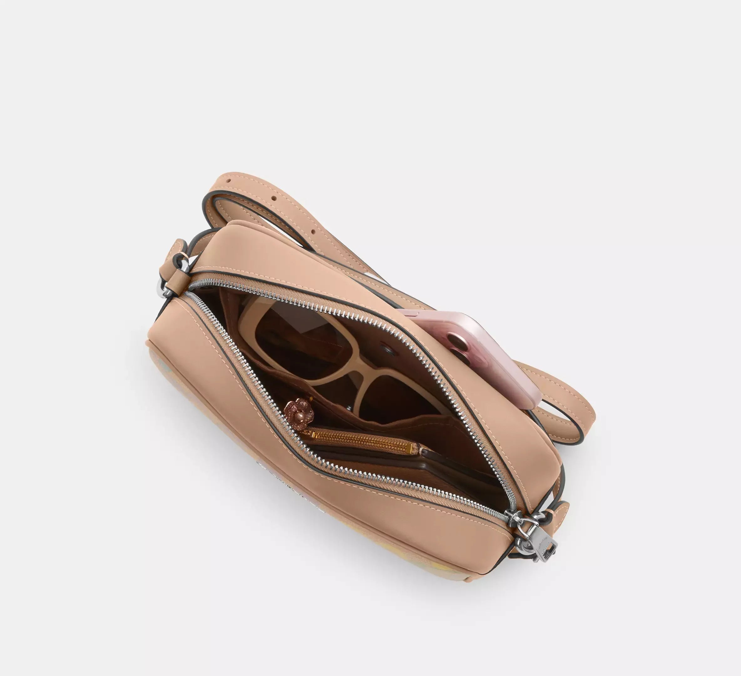 Coach Jamie Camera Bag In Rainbow Signature – Silver - Sneaker Türkiye
