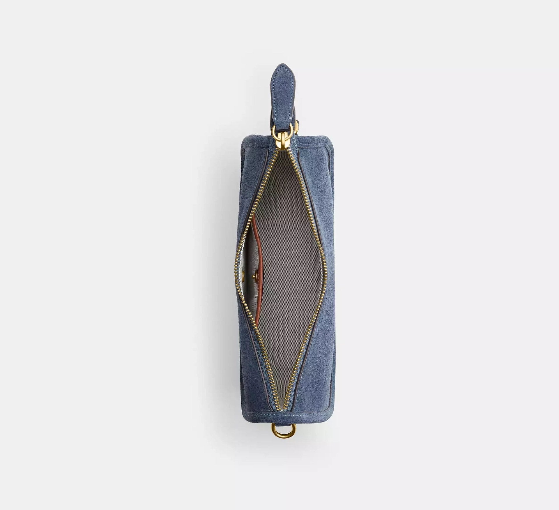 Coach Waverly Bag – Suede/Brass/Light Denim - Sneaker Türkiye