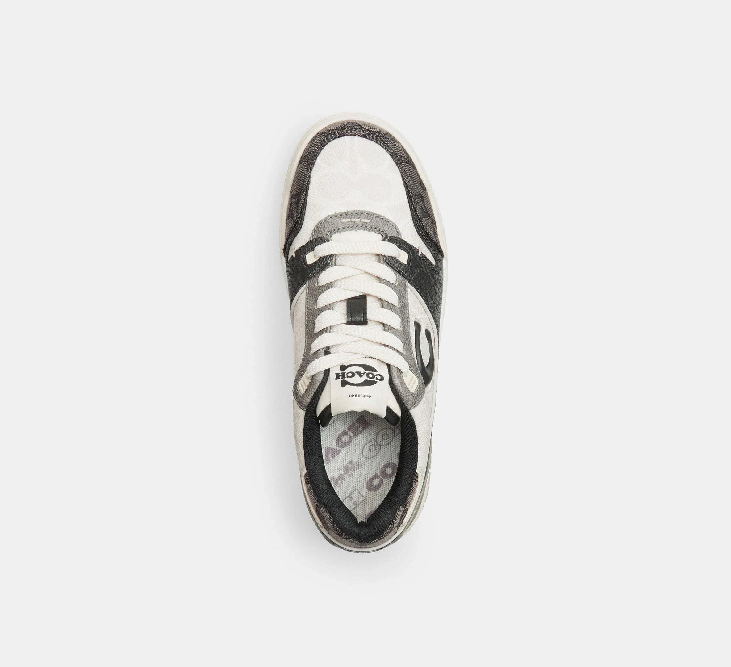 Coach Women’s Soho Sneaker In Mixed Signature – Black/Chalk - Sneaker Türkiye
