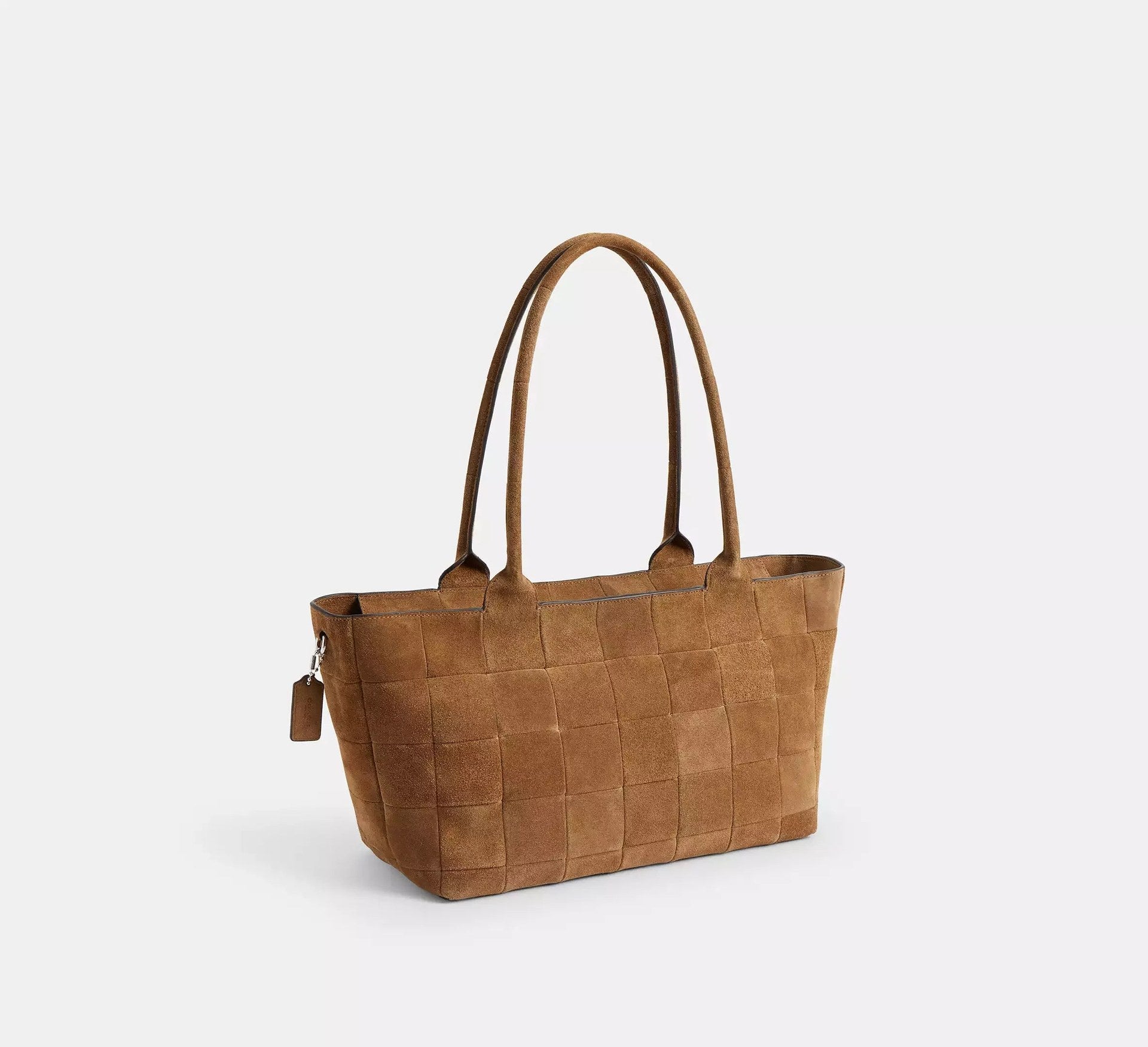 Coach Large Tote Bag In Upcrafted Suede – Cedar Suede - Sneaker Türkiye