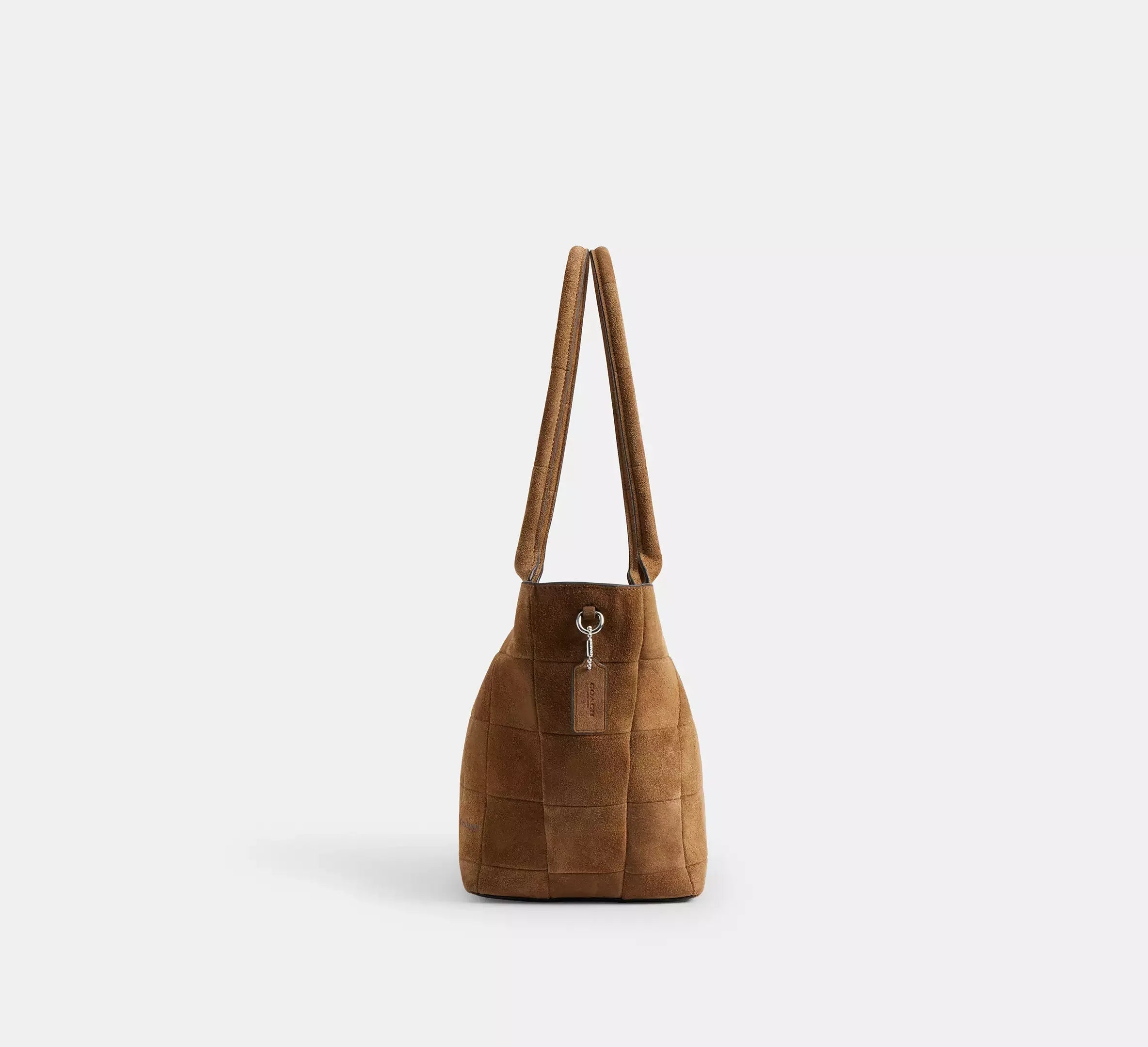 Coach Large Tote Bag In Upcrafted Suede – Cedar Suede - Sneaker Türkiye