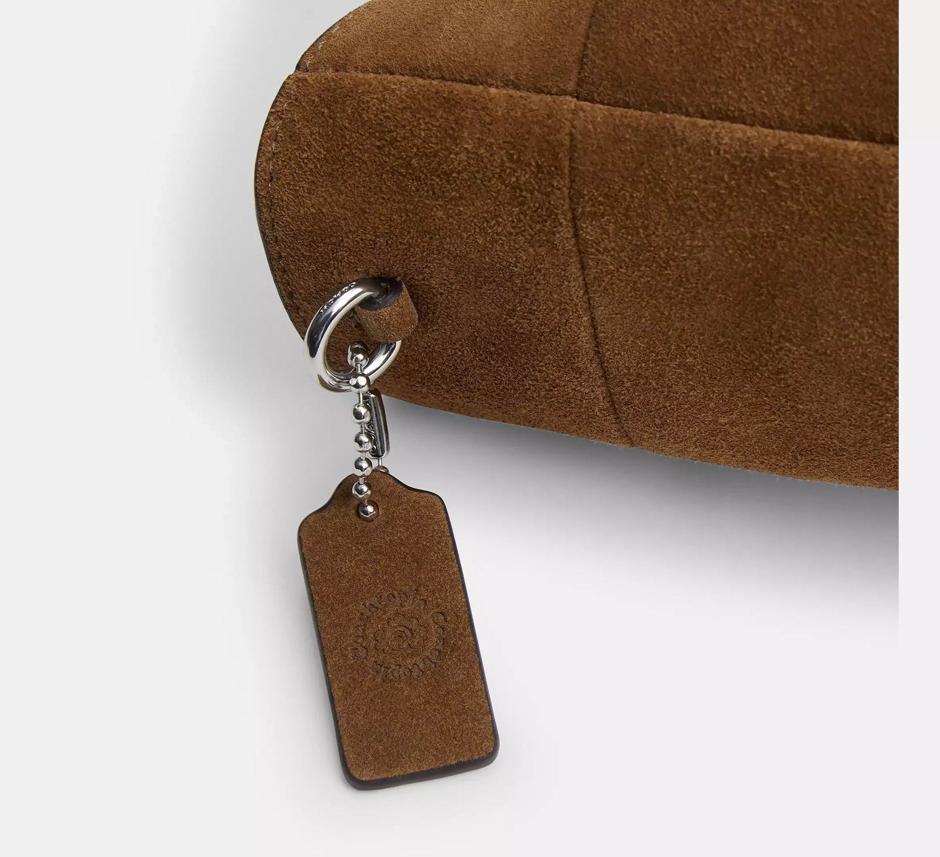 Coach Large Tote Bag In Upcrafted Suede – Cedar Suede - Sneaker Türkiye