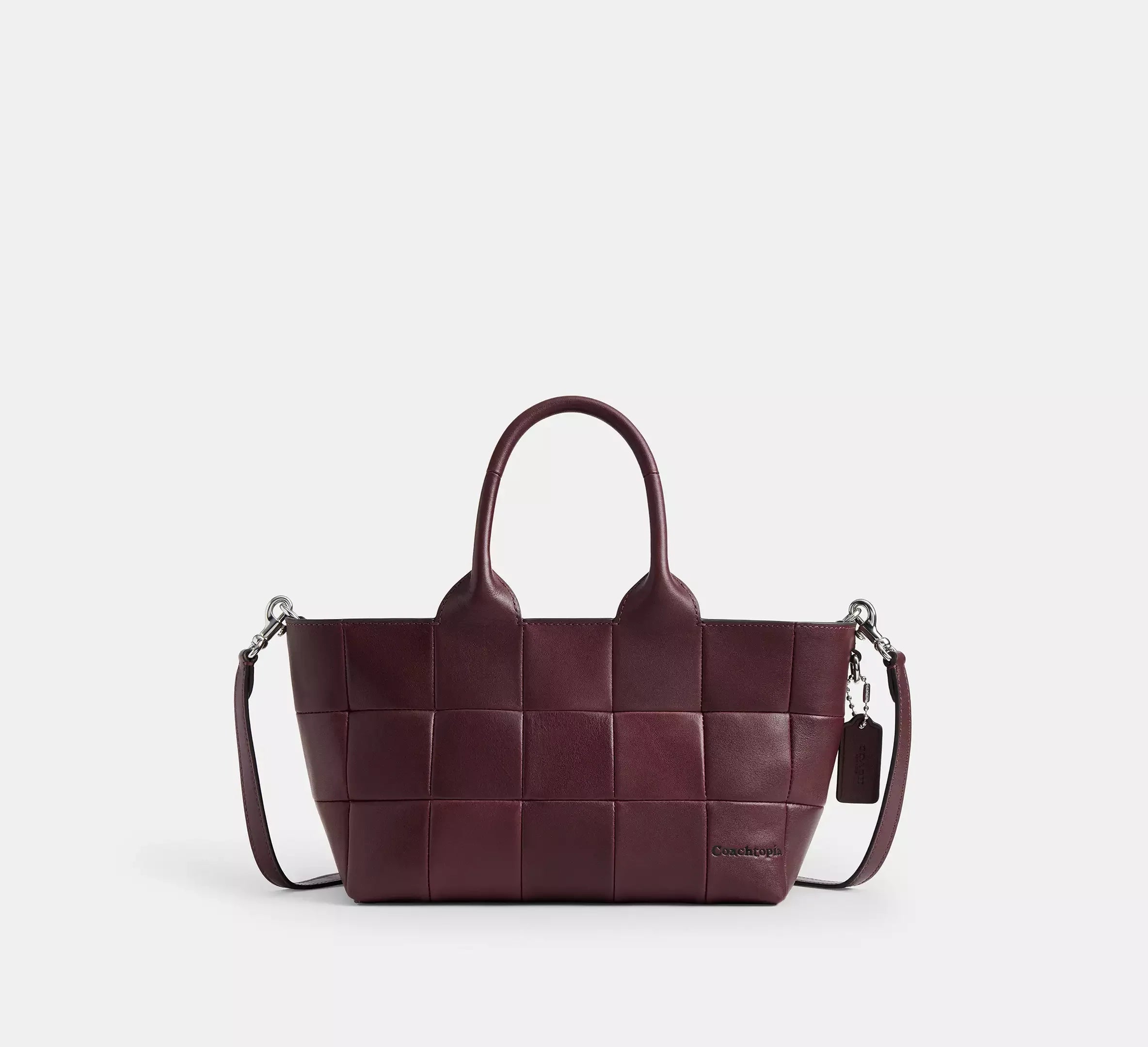Coach Alter/Ego Small Tote Bag In Upcrafted Leather – Merlot - Sneaker Türkiye
