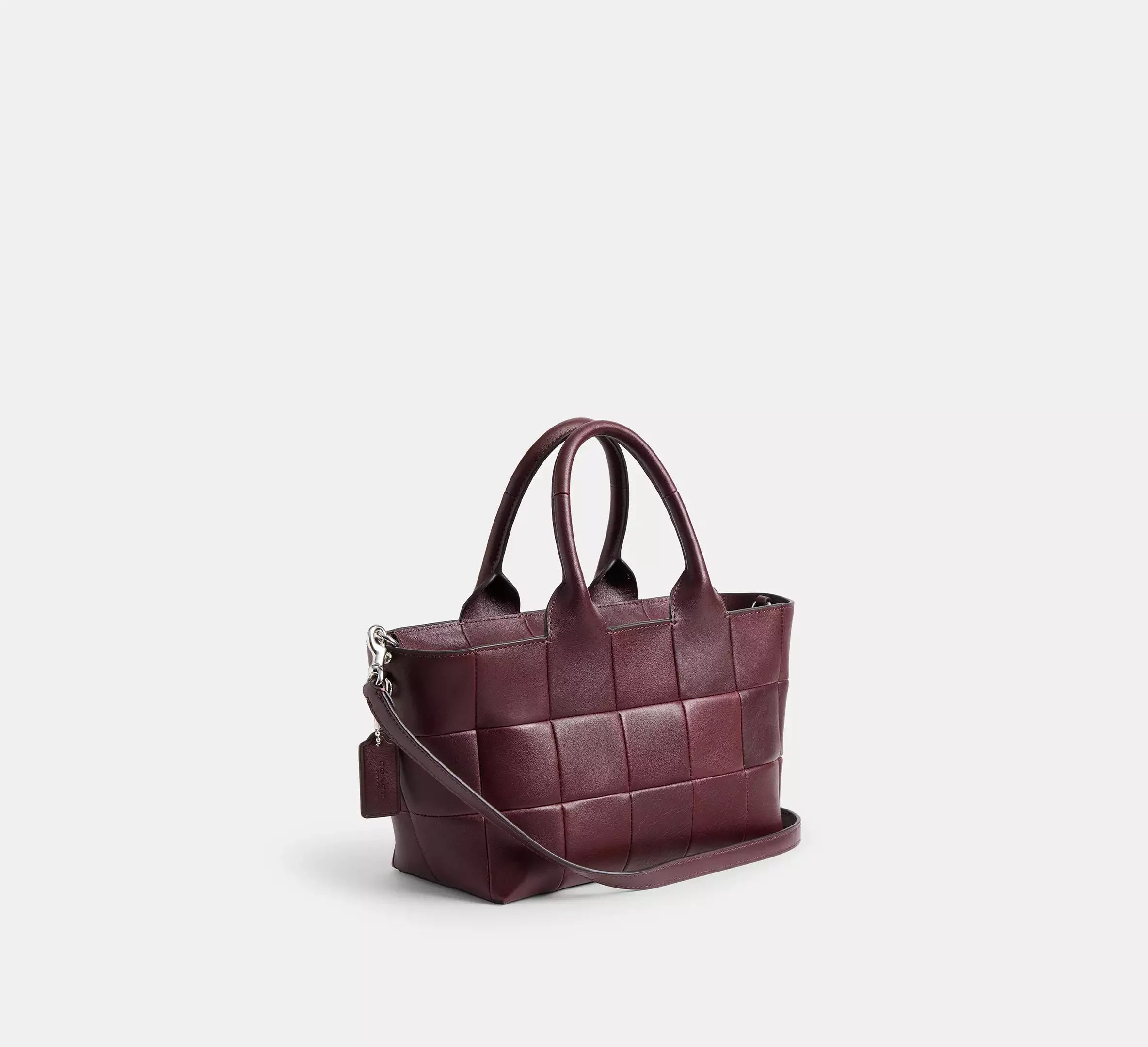 Coach Alter/Ego Small Tote Bag In Upcrafted Leather – Merlot - Sneaker Türkiye