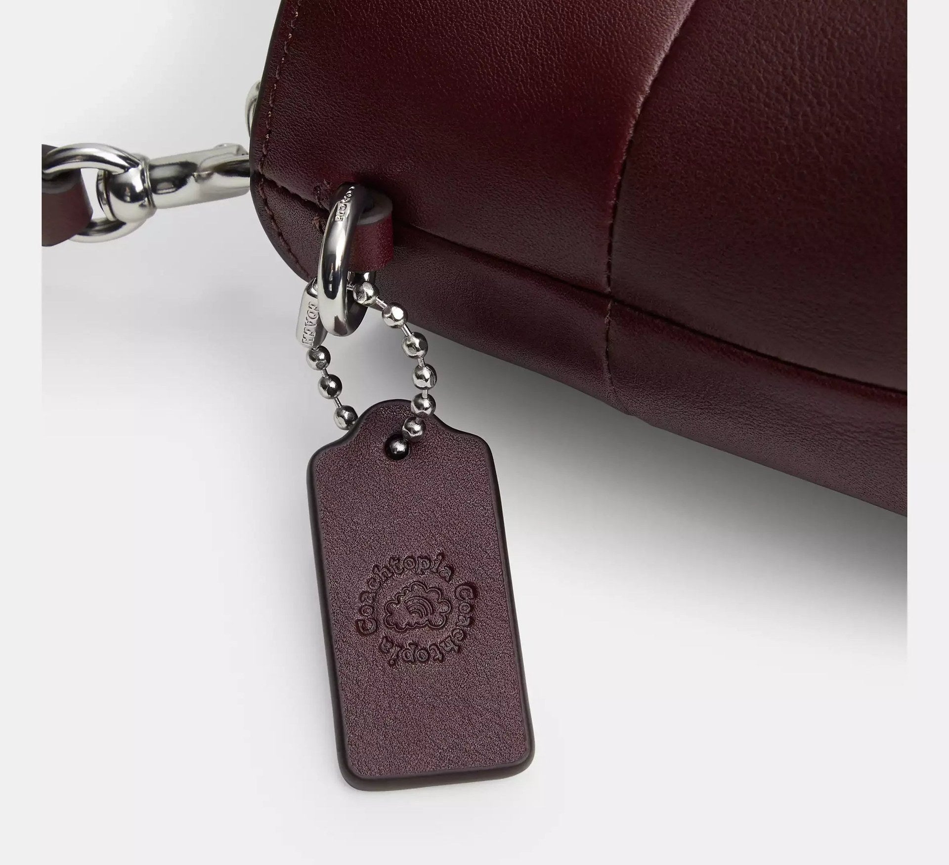Coach Alter/Ego Small Tote Bag In Upcrafted Leather – Merlot - Sneaker Türkiye