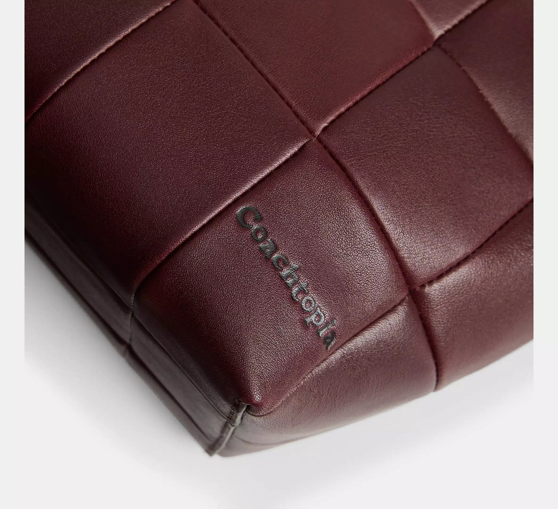 Coach Alter/Ego Small Tote Bag In Upcrafted Leather – Merlot - Sneaker Türkiye
