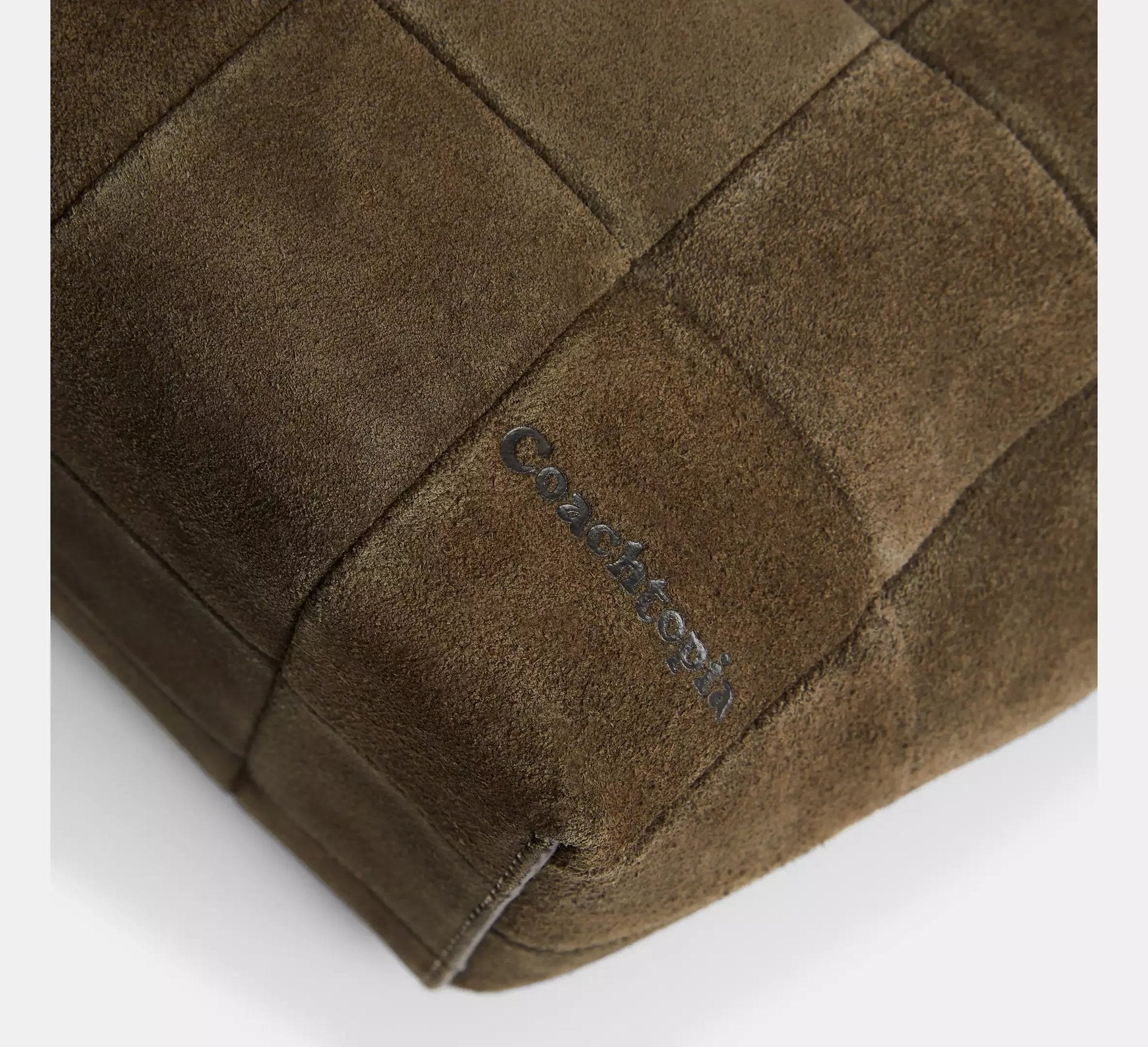 Coach Alter/Ego Small Tote Bag In Upcrafted Suede – Olive Suede - Sneaker Türkiye