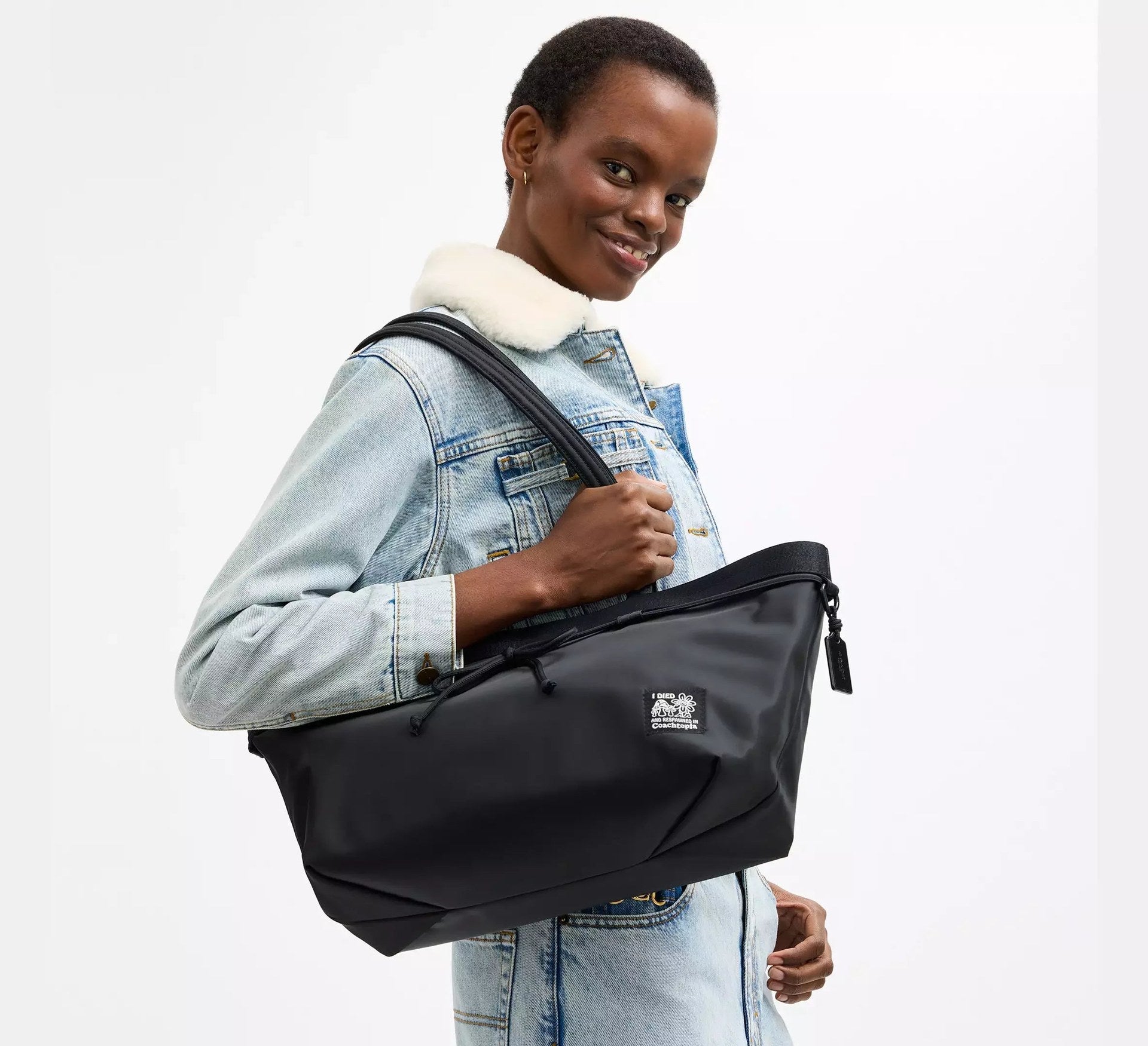 Coach Coachtopia Loop Bow Tote Bag – Black - Sneaker Türkiye