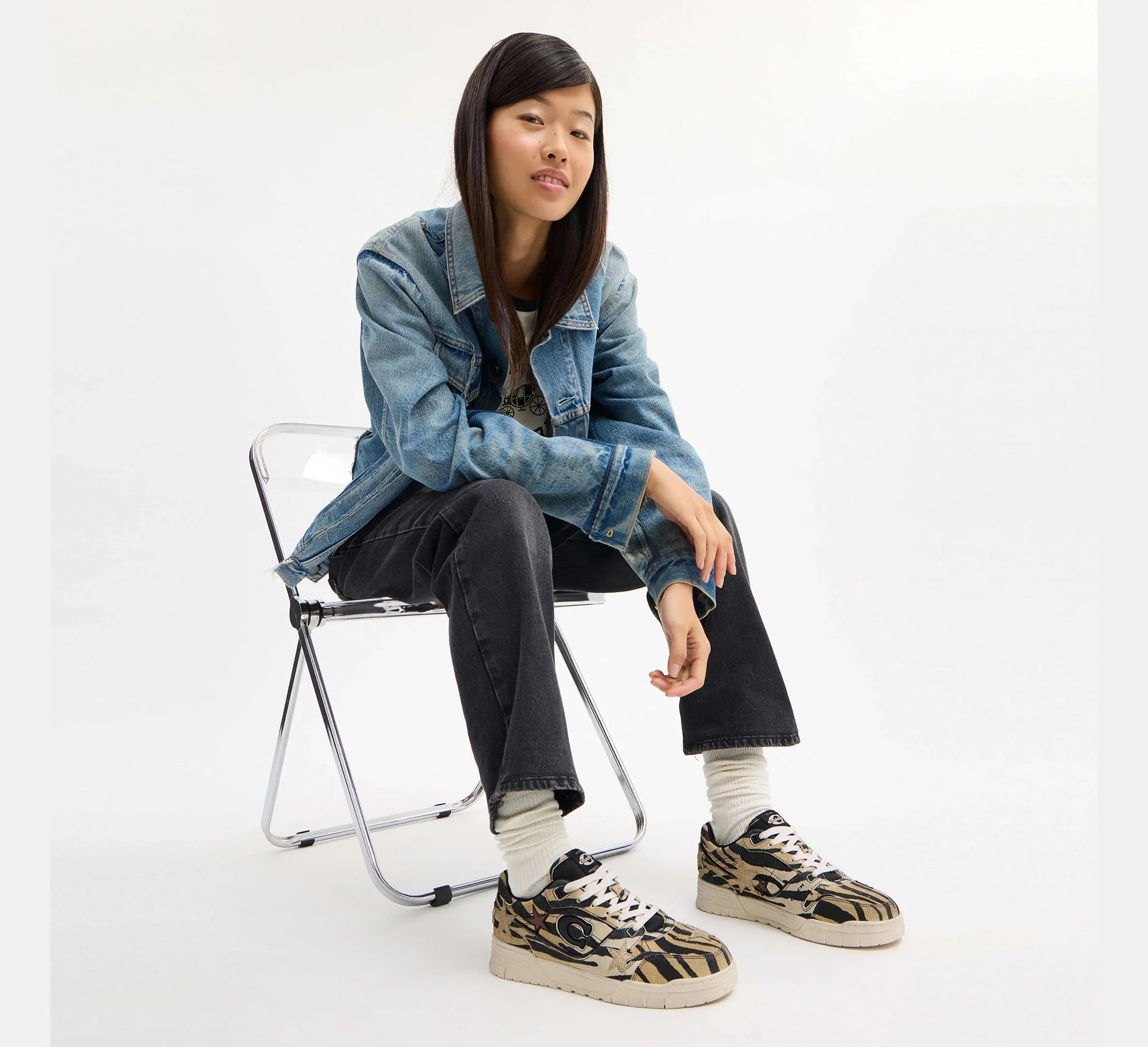 Coach Women’s Soho Sneaker With Stars – Tiger Multi - Sneaker Türkiye