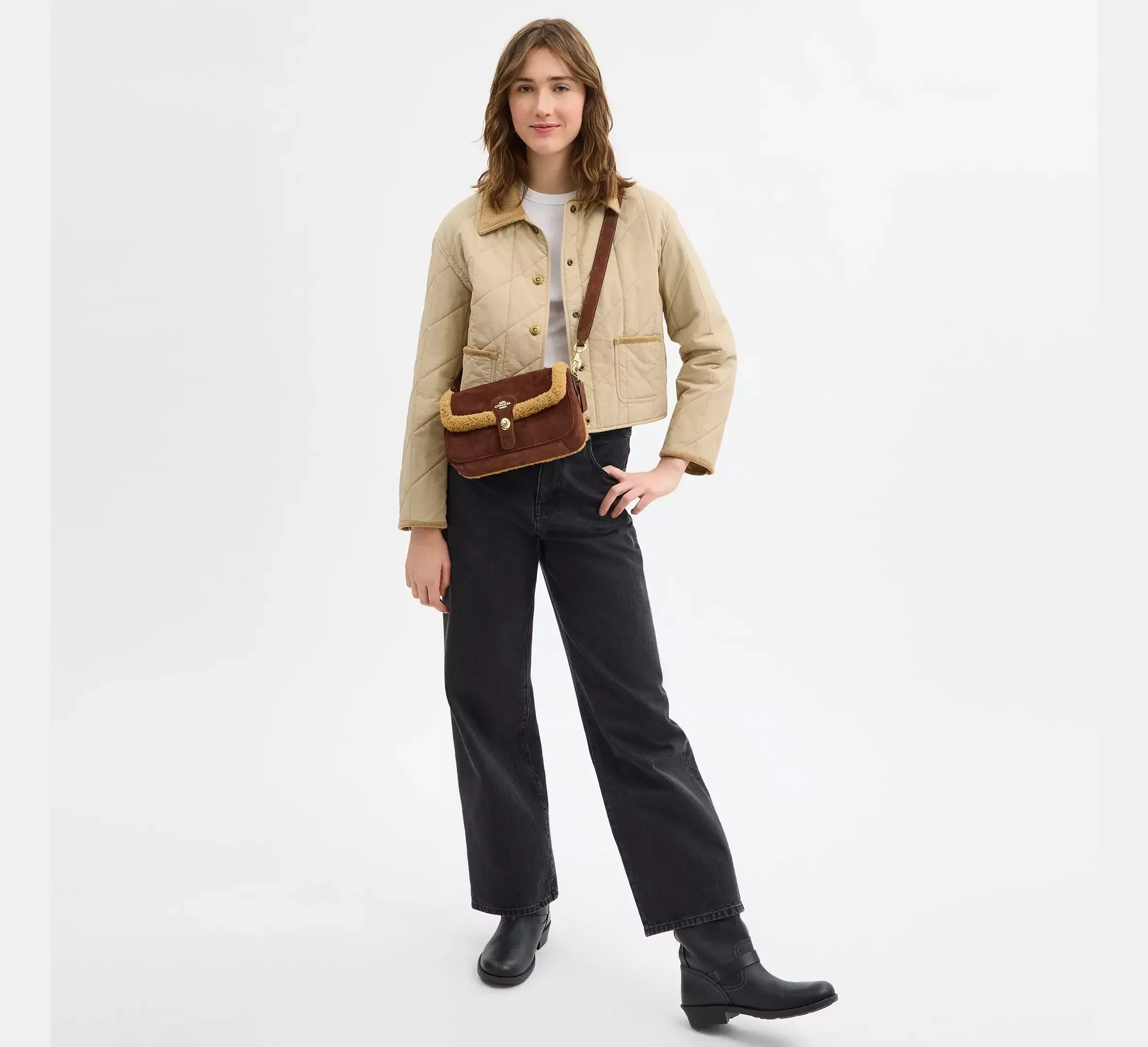 Coach Hadley Shoulder Bag – Im/Vintage Brown Multi - Sneaker Türkiye