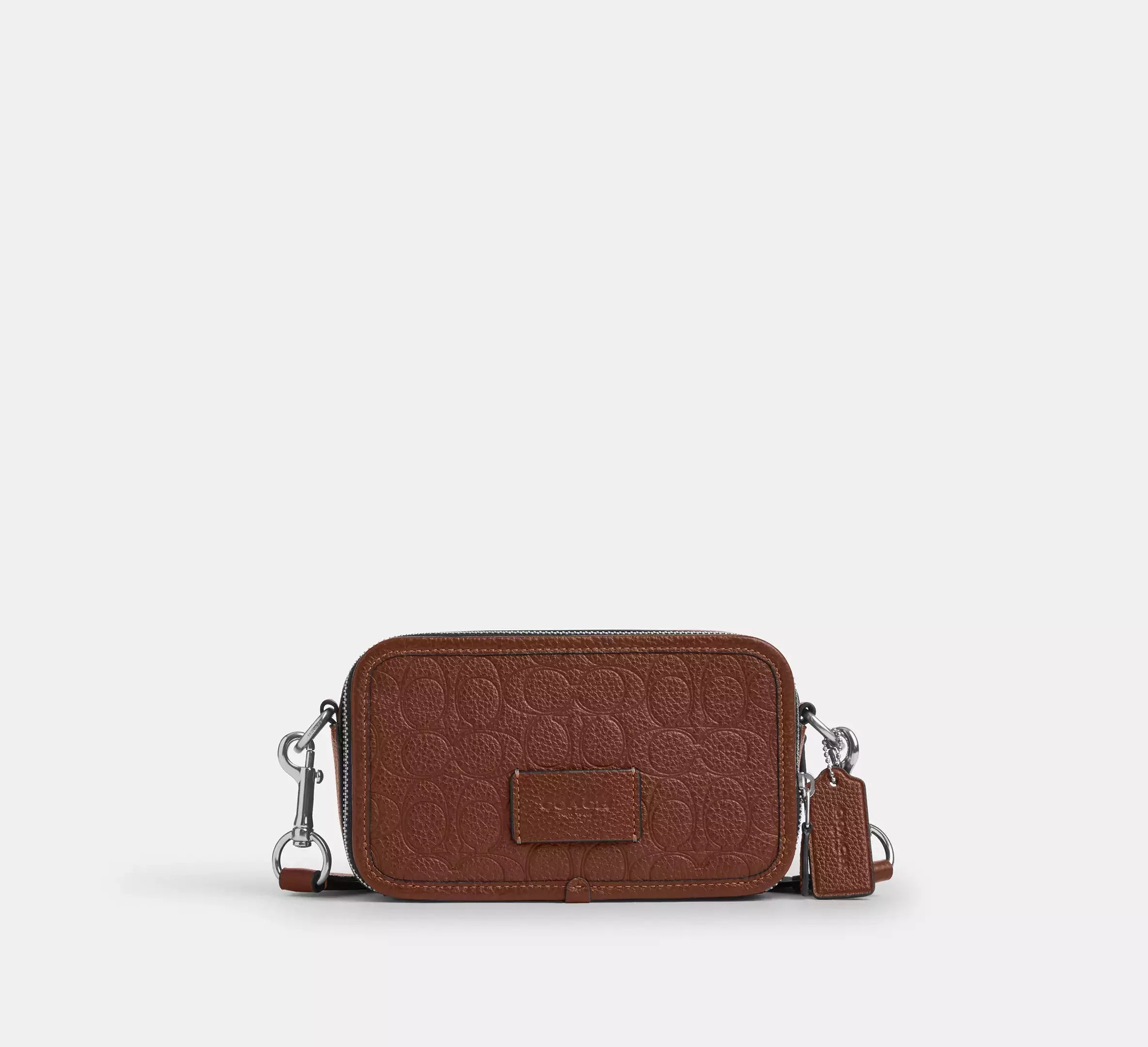 Coach Wyatt Crossbody Bag In Signature Leather – Silver - Sneaker Türkiye