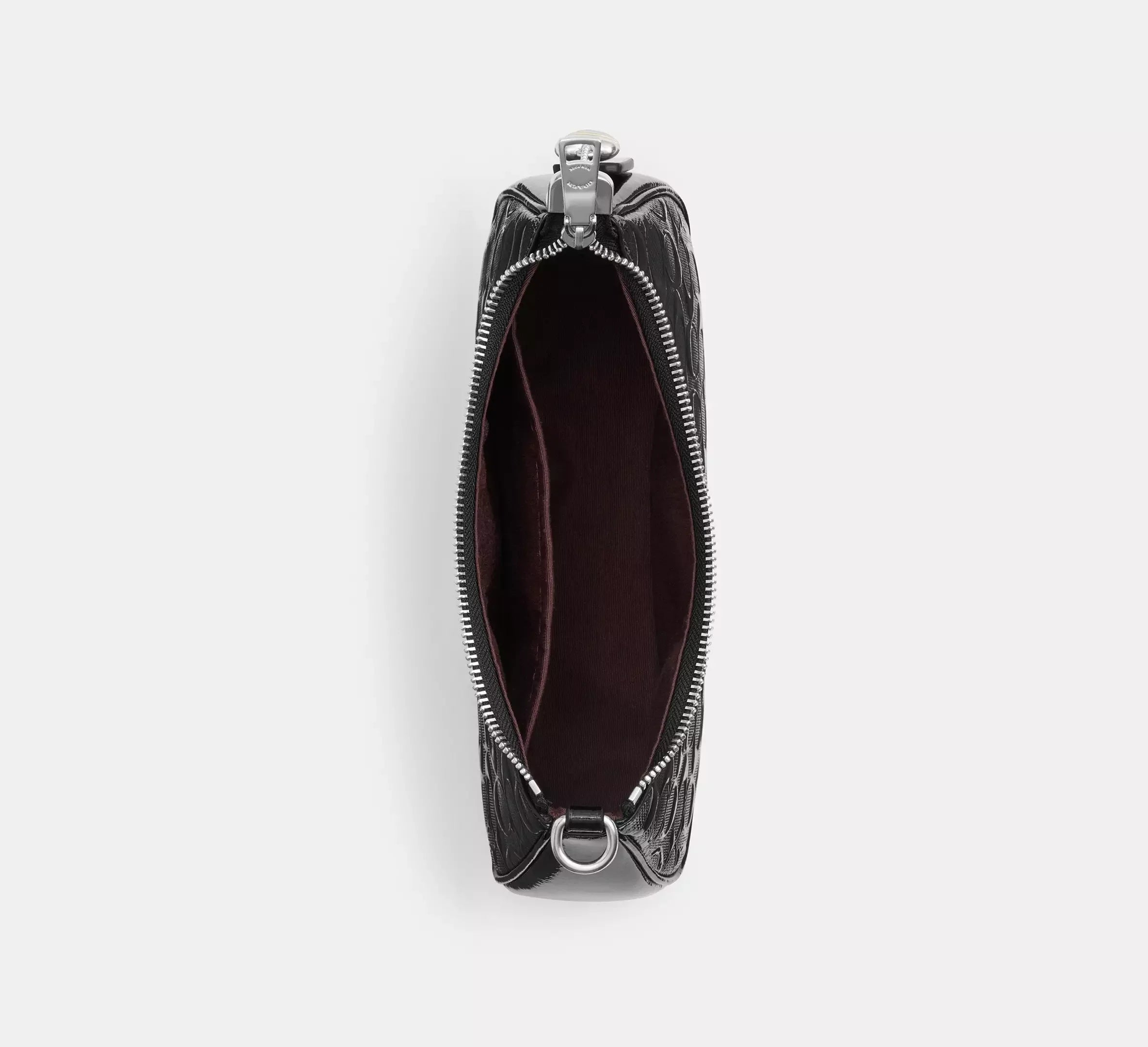 Coach Teri Shoulder Bag In Signature Leather With Heart Charm – Silver - Sneaker Türkiye