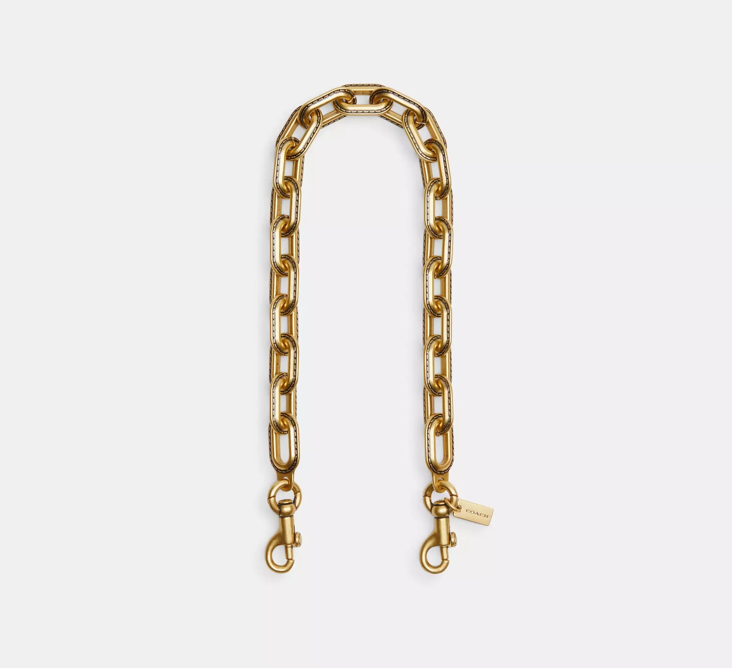 Coach Link Chain Strap – Metal/Brass - Sneaker Türkiye