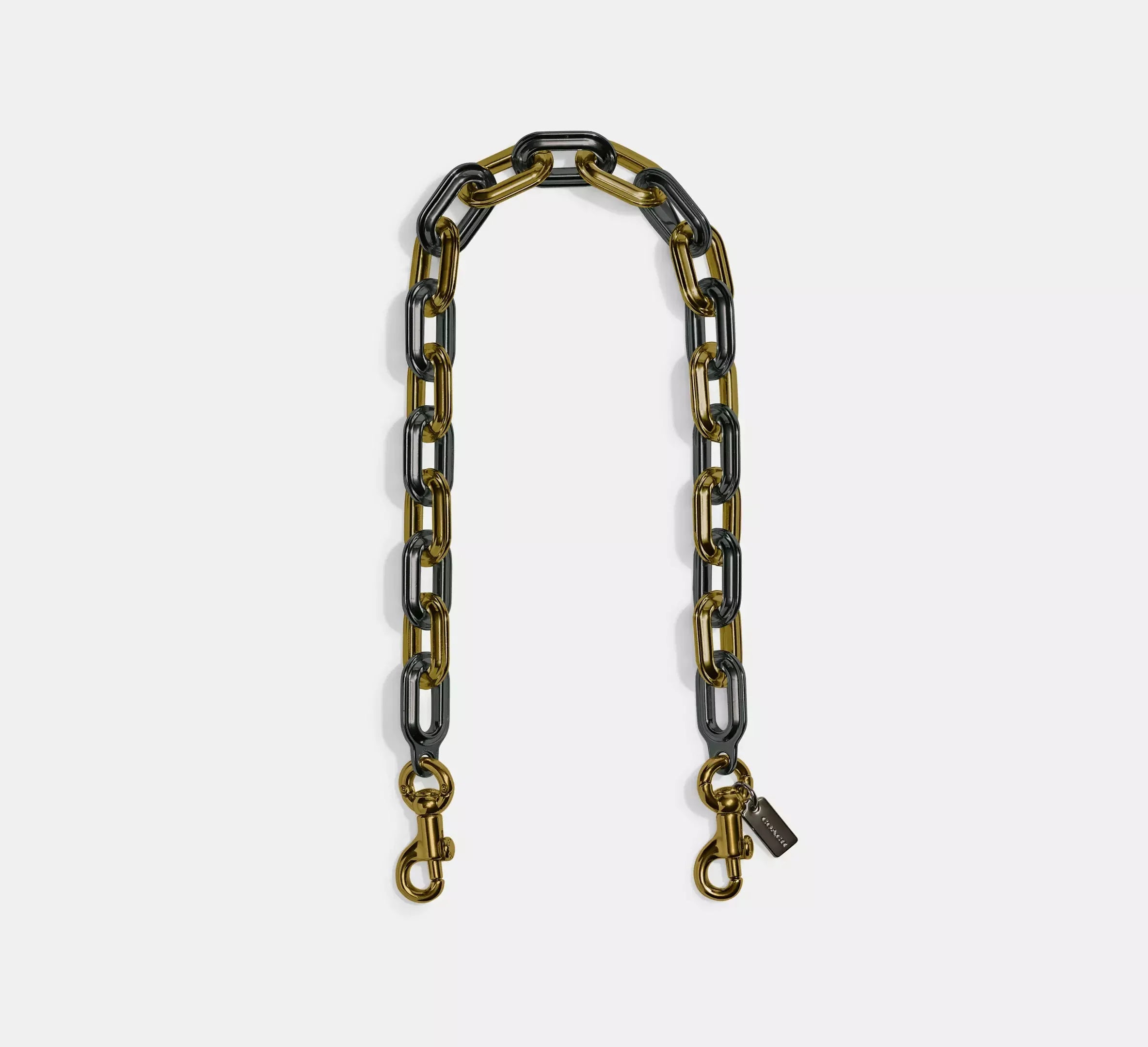 Coach Link Chain Strap – Metal/Brass/Pewter - Sneaker Türkiye
