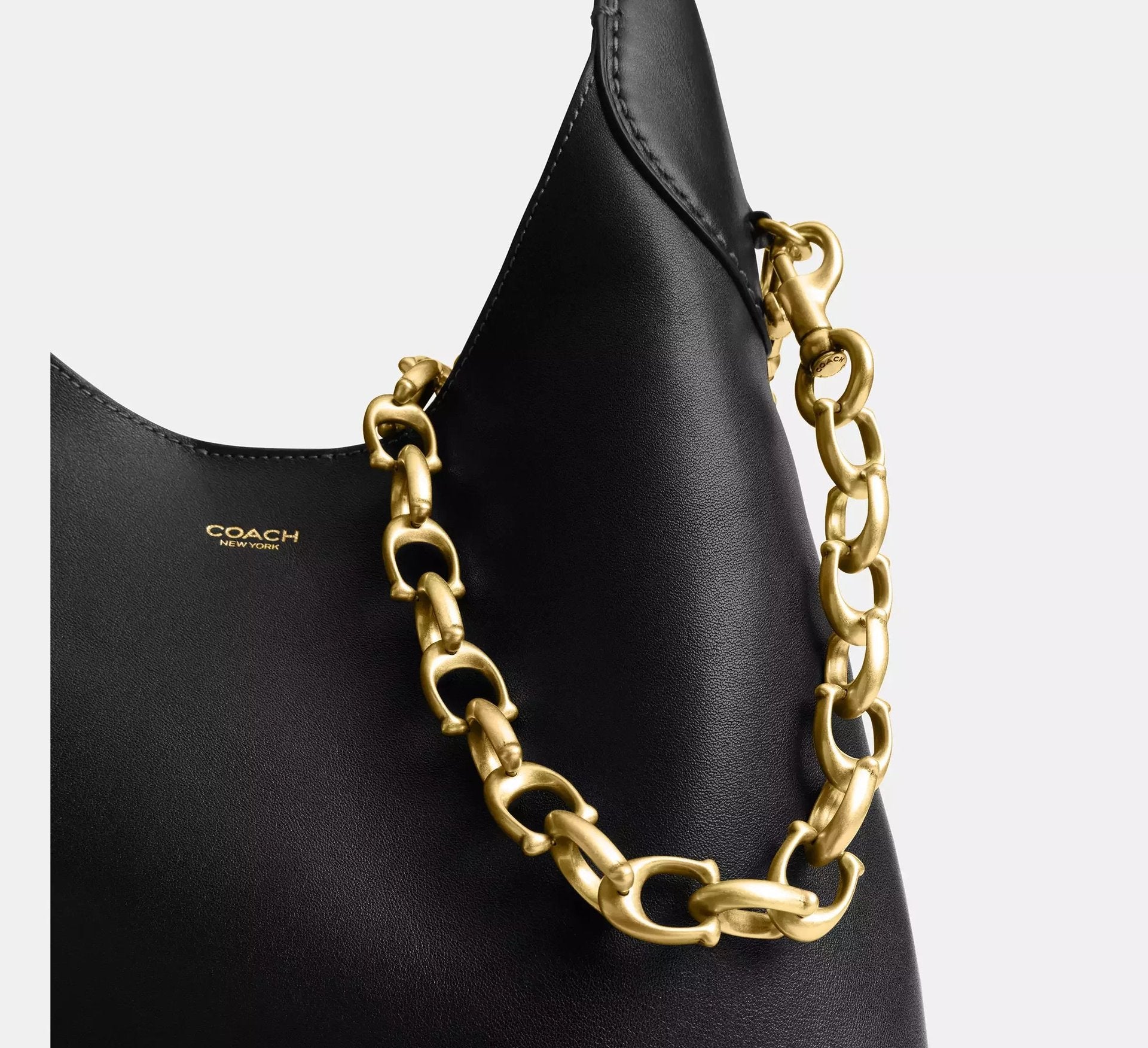 Coach Signature Link Chain Strap – Metal/Brass - Sneaker Türkiye