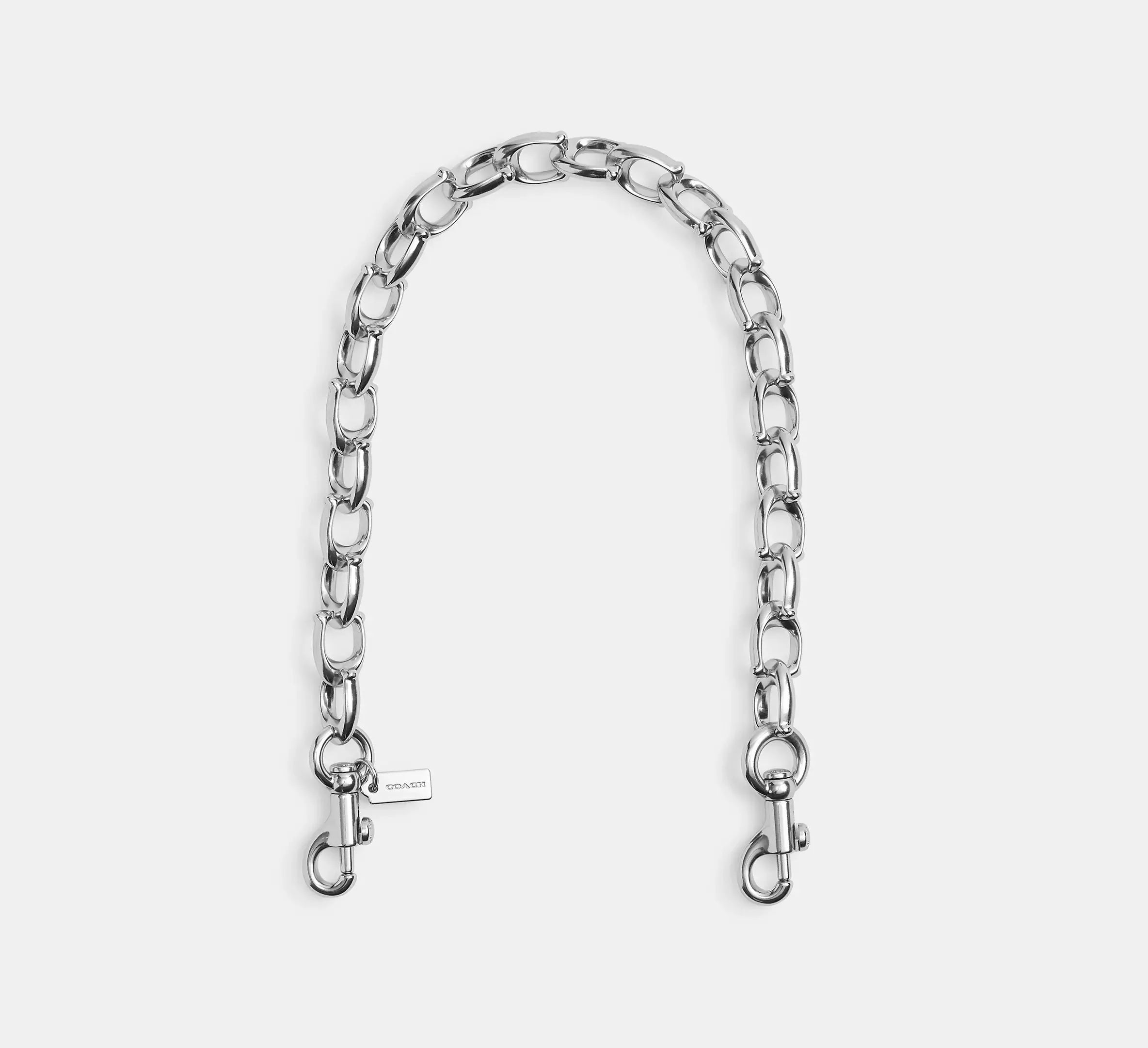 Coach Signature Link Chain Strap – Metal/Silver - Sneaker Türkiye