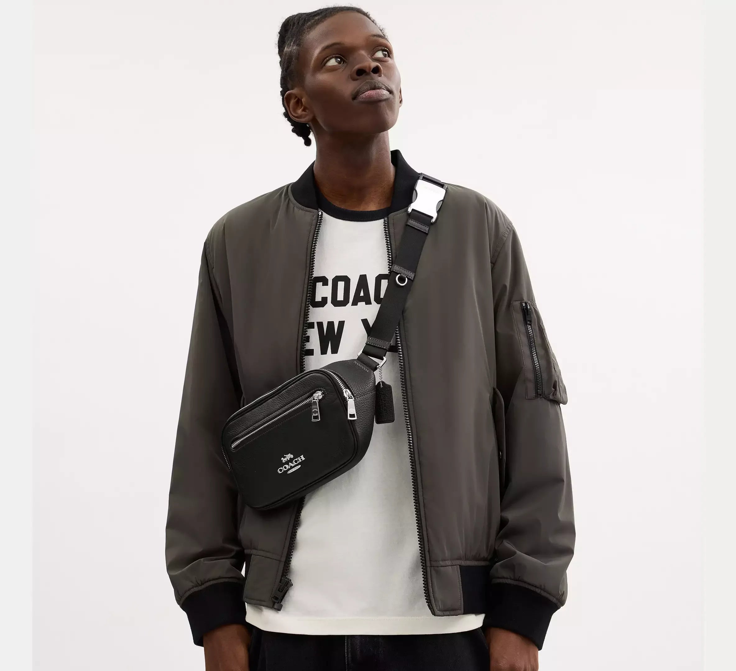 Coach Elias Belt Bag – Silver/Black - Sneaker Türkiye