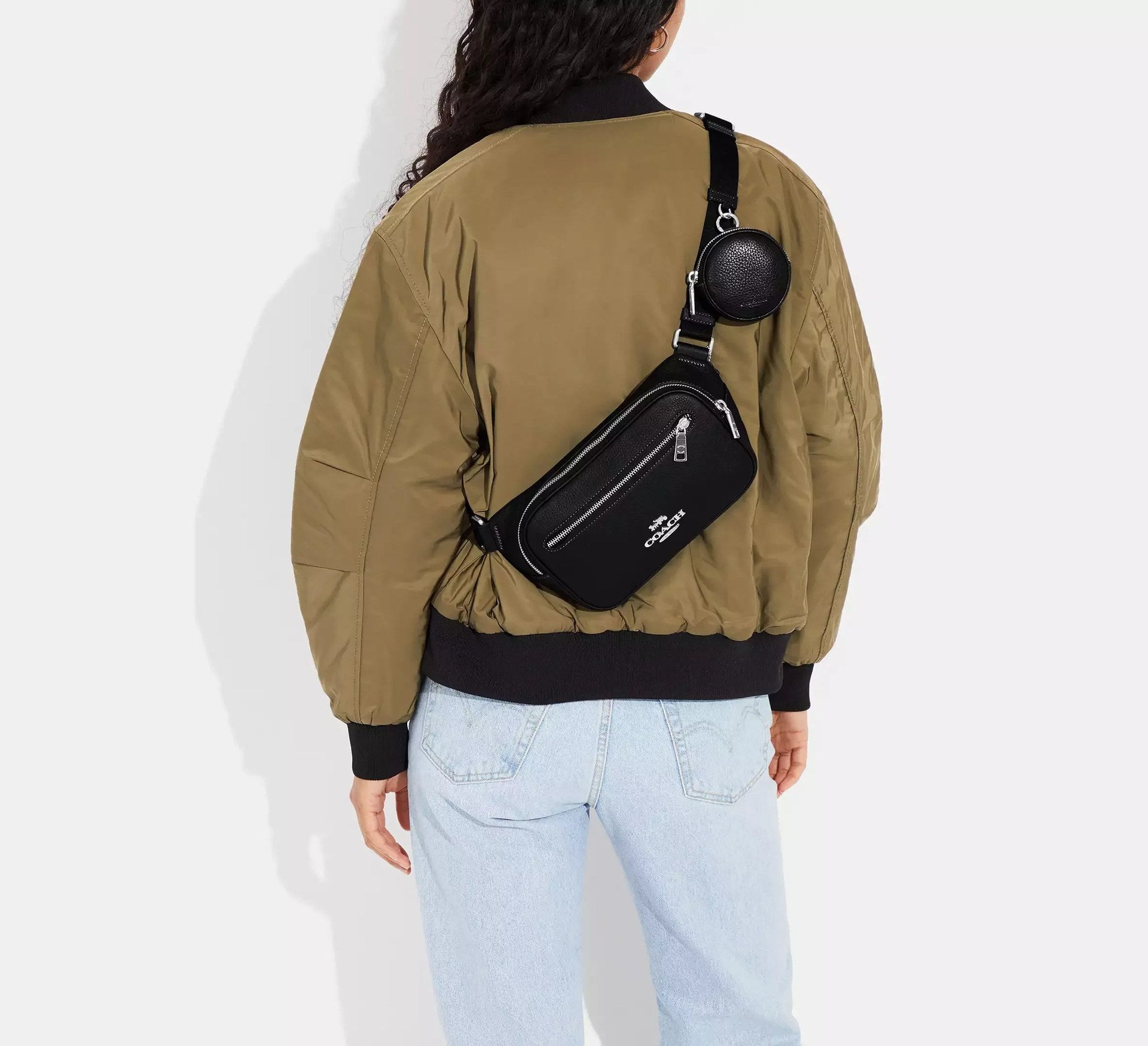 Coach Elias Belt Bag – Silver/Black - Sneaker Türkiye