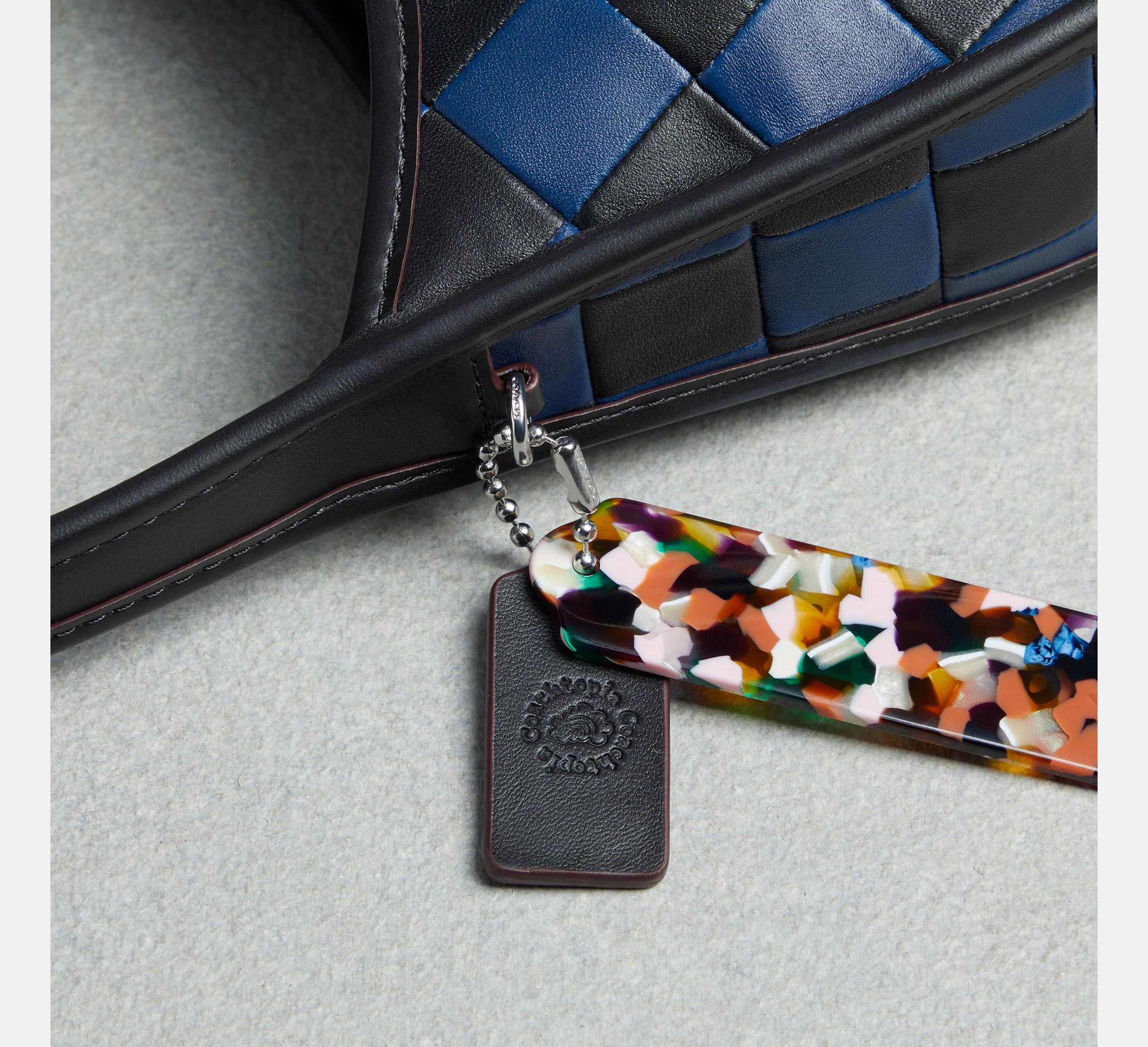 Coach Ergo Bag In Checkerboard Upcrafted Leather – Midnight Navy/Black - Sneaker Türkiye